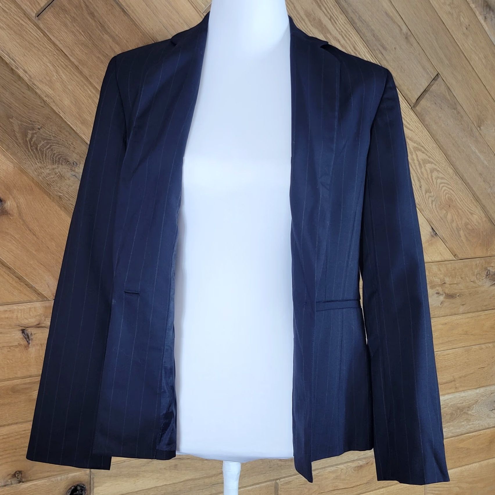 Brooks Brothers Brooks Brothers Womens Blazer Jacket One Button Striped Black Size 8 Wool Cardigan? Size M / US 6-8 / IT 42-44 - 6 Thumbnail