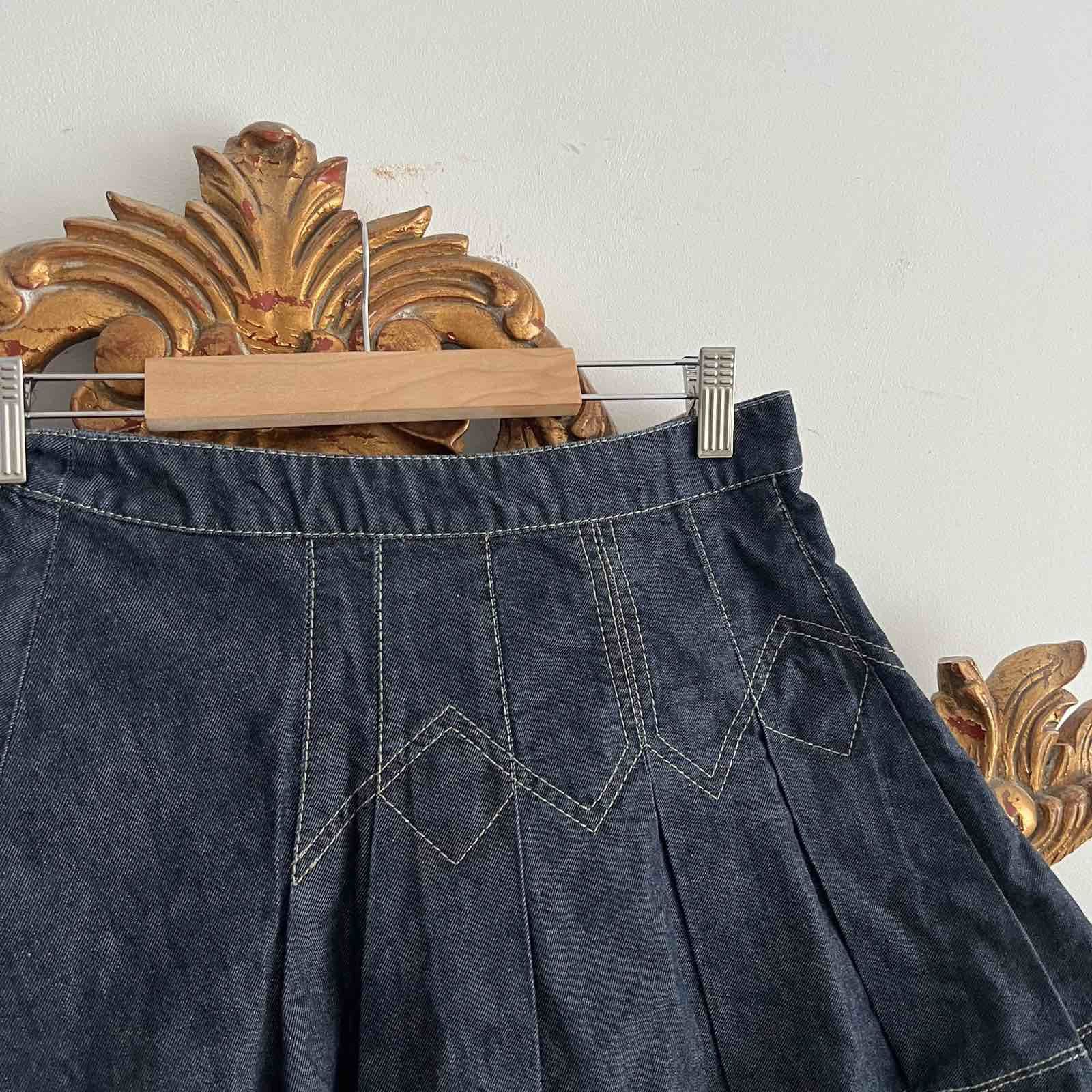 Miss Sixty VINTAGE MISS SIXTY 2000s MINI DENIM SKIRT Size 34" / US 12 / IT 48 - 3 Thumbnail