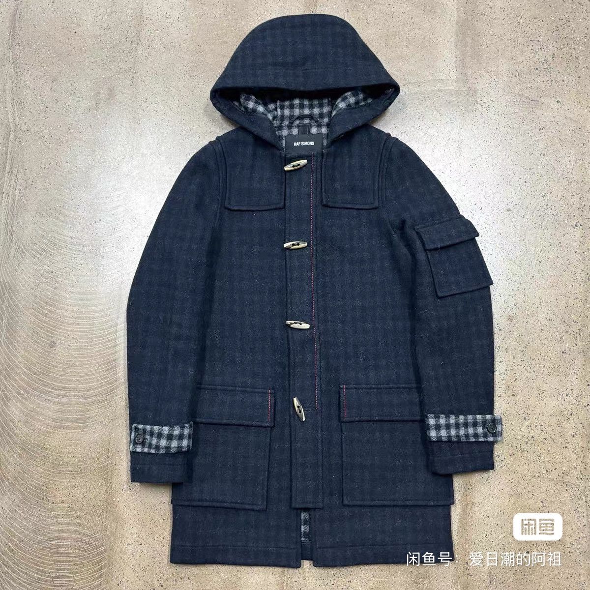 Raf Simons Raf Simons Wool check coat Size US M / EU 48-50 / 2 - 1 Thumbnail
