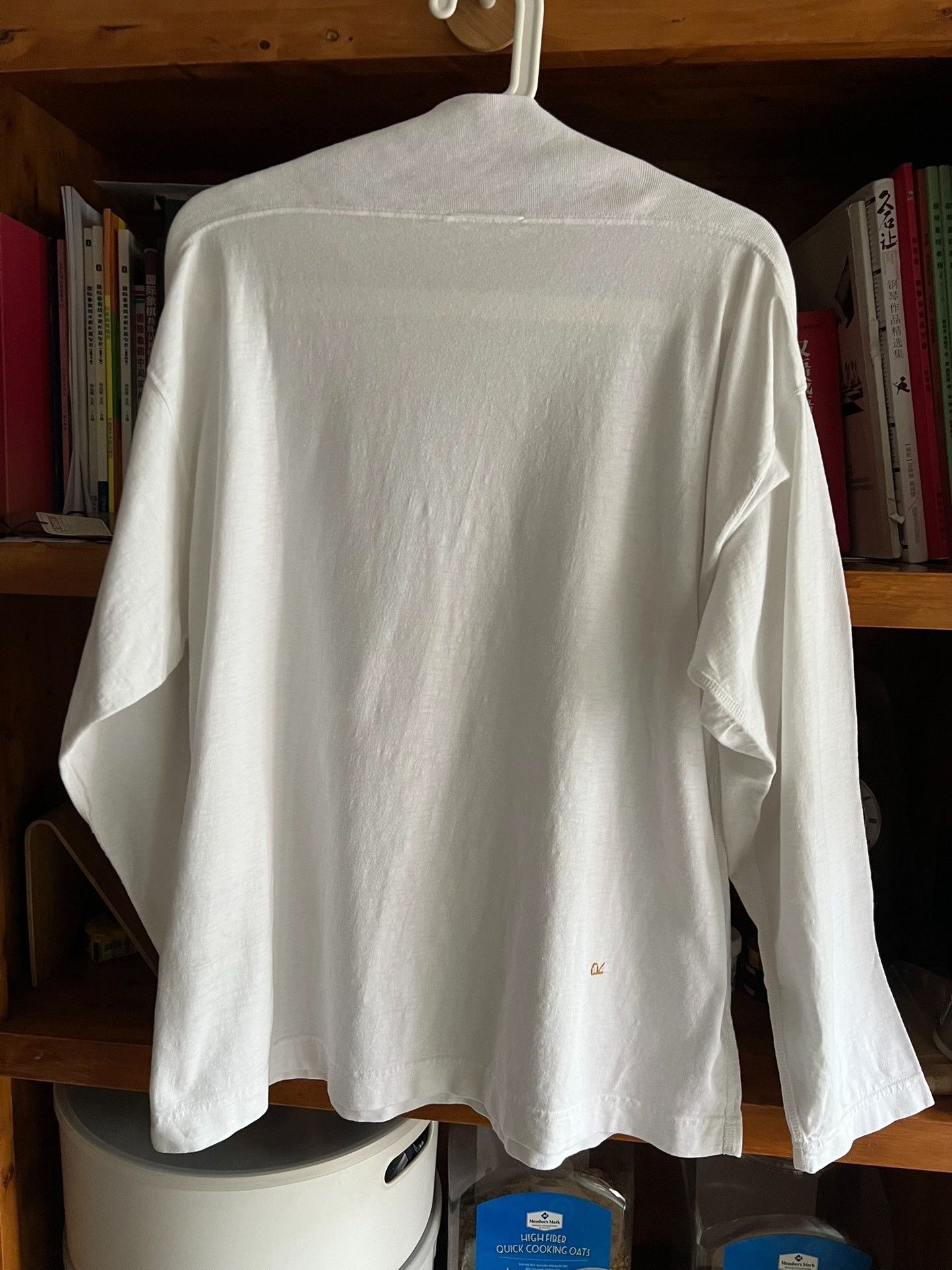 45rpm 45r White Mock Neck Long Sleeve Sweatshirt Size US M / EU 48-50 / 2 - 6 Thumbnail