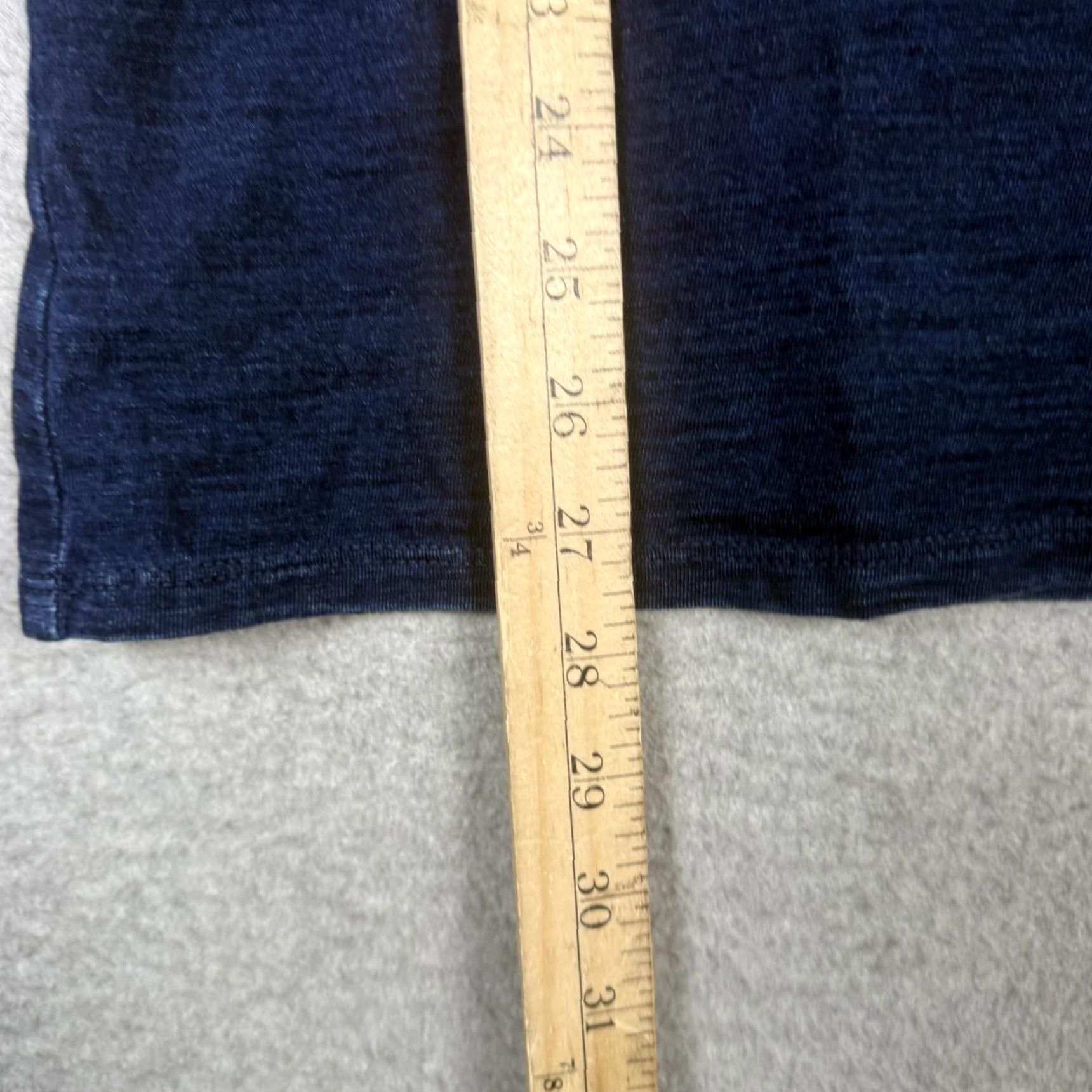 Vintage Pure Jill Shirt Women Small Indigo Blue Short Sleeve Top Shirt S Petite Shirt Size S / US 4 / IT 40 - 4 Thumbnail