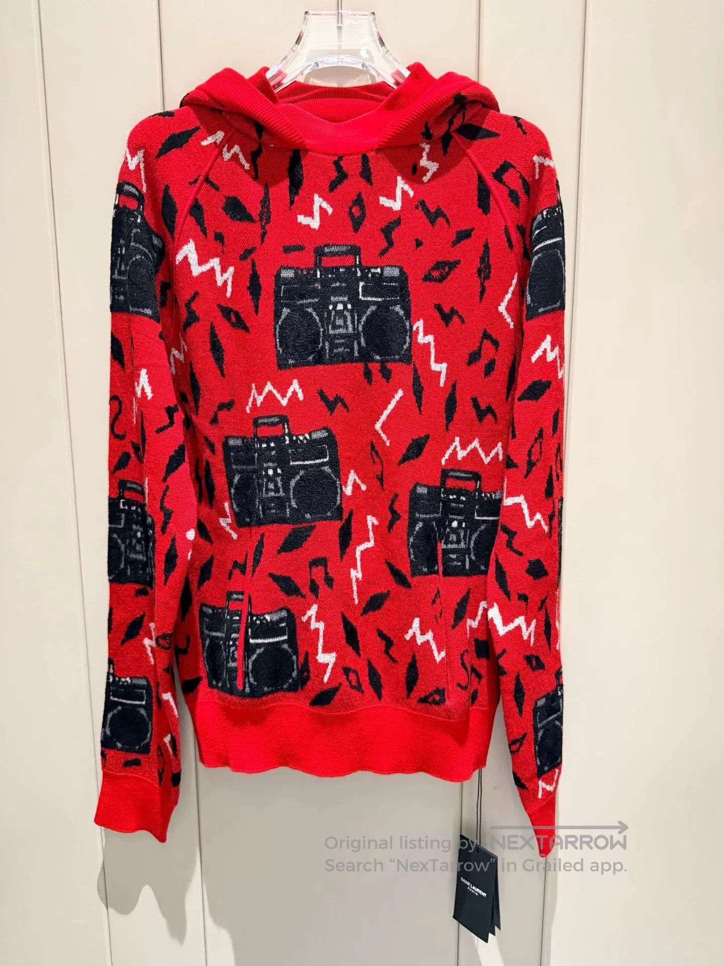 Saint Laurent Paris Saint Laurent Women's Hooded Sweater. Size XS / US 0-2 / IT 36-38 - 1 Thumbnail