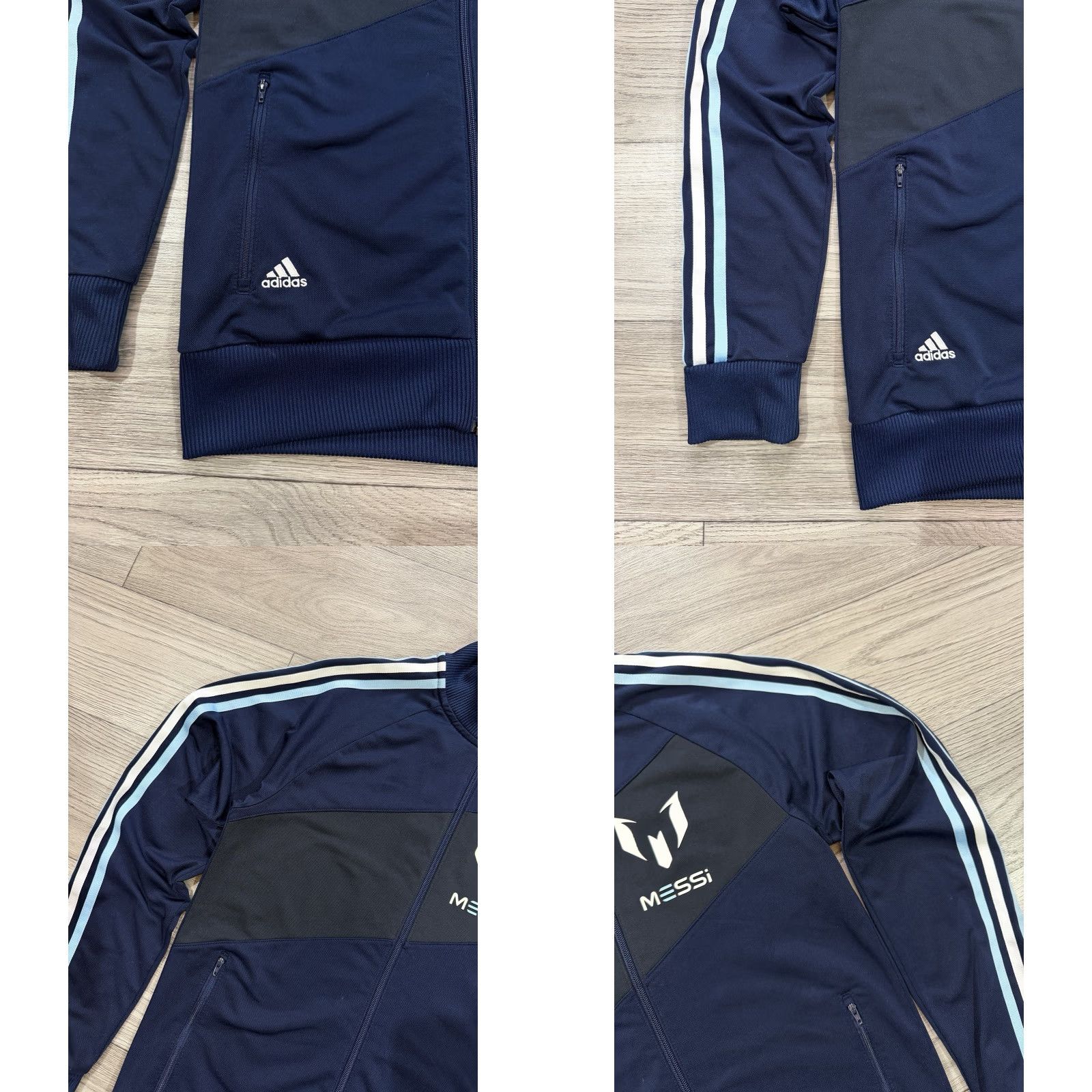 Adidas Adidas Track Jacket Navy S Full Zip Messi #10 2011 2012 Training Mens Jacket Size US S / EU 44-46 / 1 - 8 Thumbnail