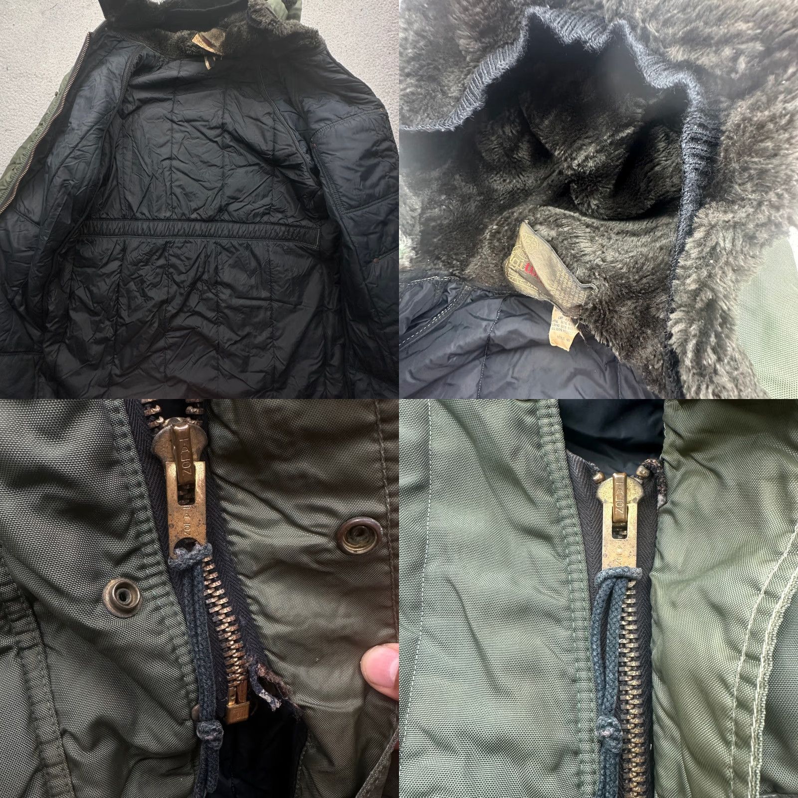 Refrigiwear VINTAGE RefrigiWear Belted Coat Jacket Mens Large Full Zip Green Insulated Parka Belted Long Workwear Parka Mens Size US L / EU 52-54 / 3 - 8 Thumbnail