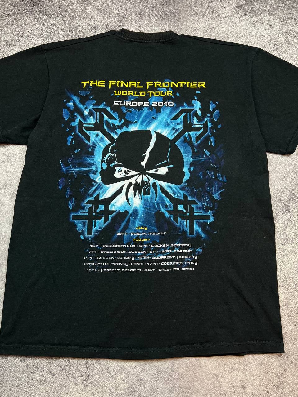 Iron Maiden Vintage Iron Maiden World Tour Europe 2010 Size US XL / EU 56 / 4 - 7 Thumbnail