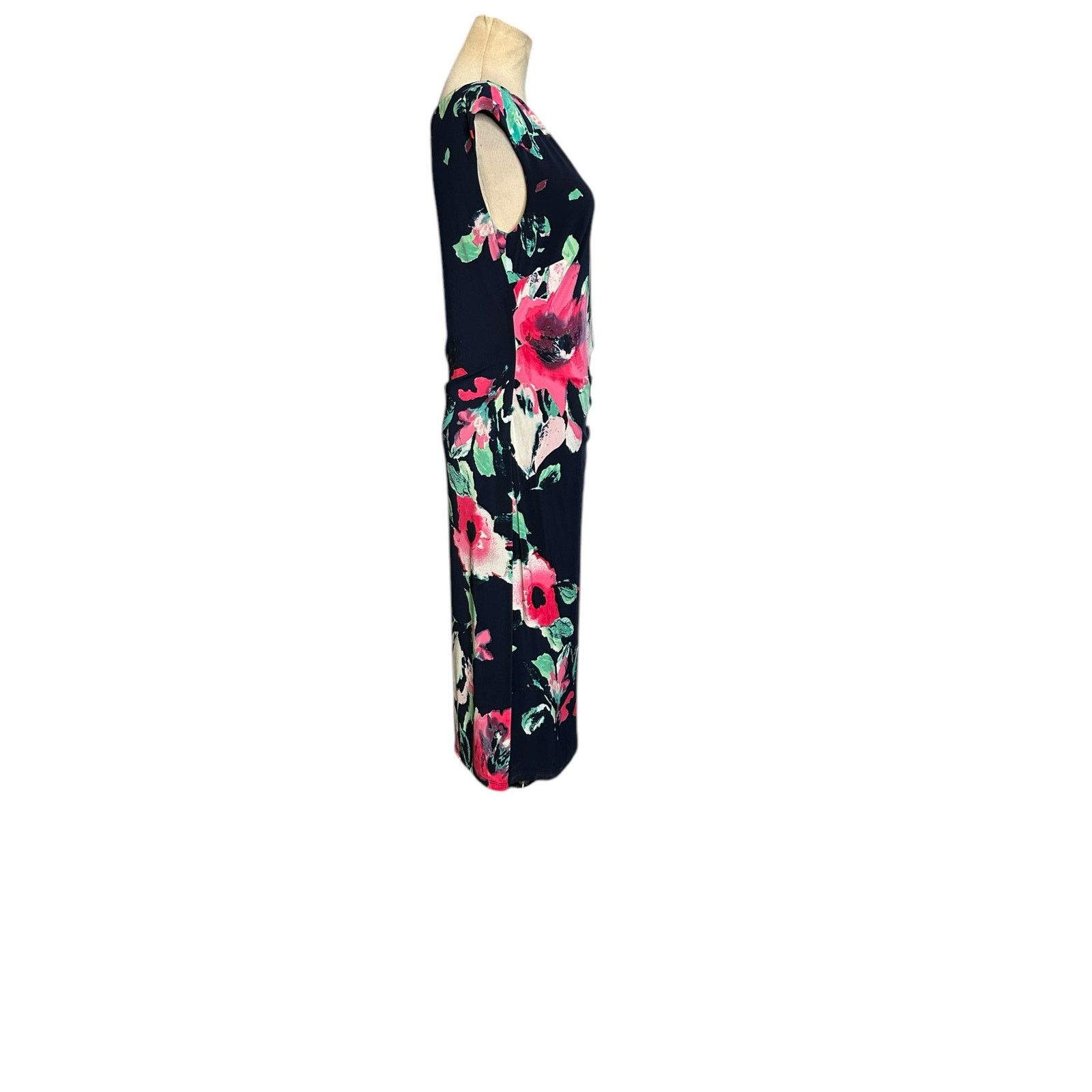 Ralph Lauren Ralph Lauren blue floral cap sleeves sheath dress size 6 Size M / US 6-8 / IT 42-44 - 18 Thumbnail