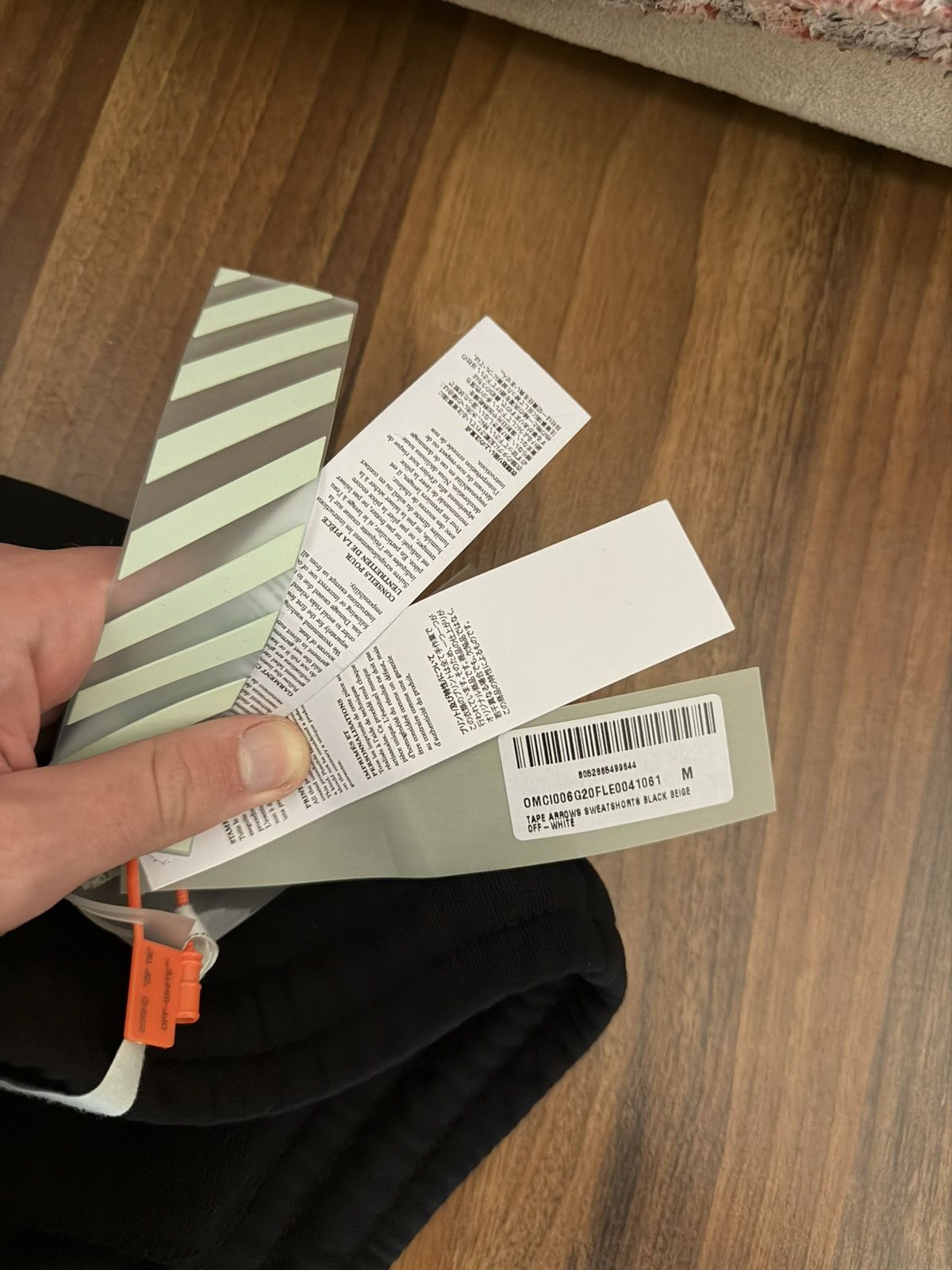 Off-White Off White Black Shorts Logo Size US 33 - 3 Thumbnail