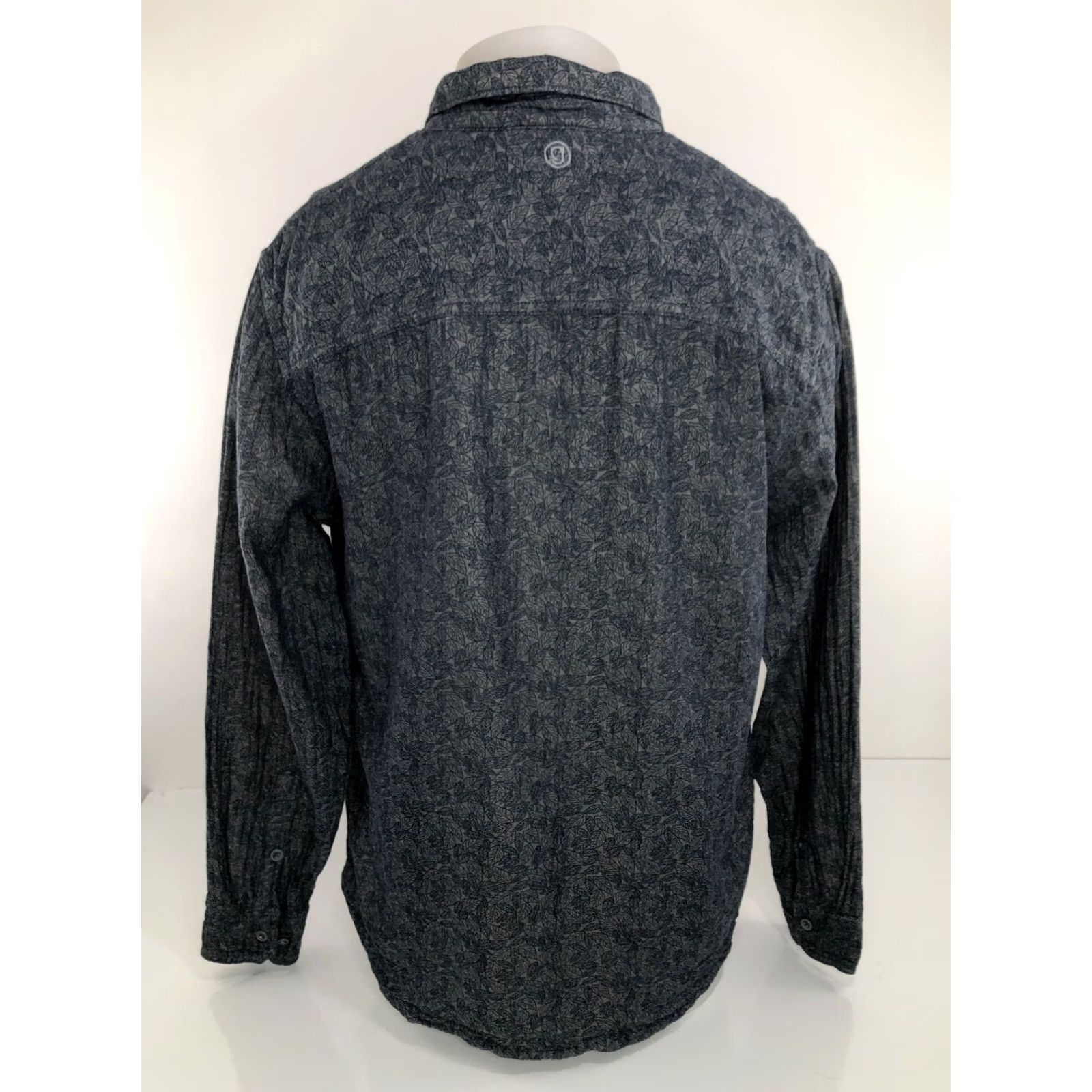 Gramicci GRAMICCI Floral Leaf Pattern Soft Cotton Mens Lg. Shirt Size US L / EU 52-54 / 3 - 4 Thumbnail