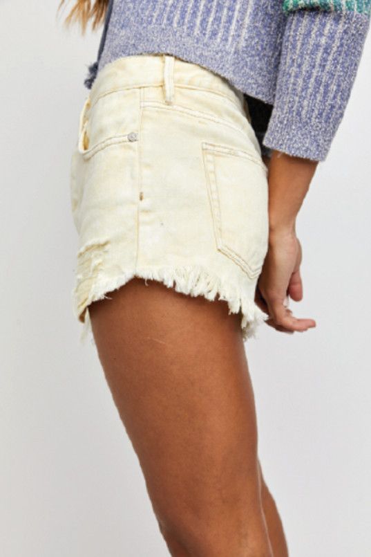 Free People Free People Loving Good Vibrations Cutoffs Banana Split 30 Size 30" / US 8 / IT 44 - 2 Thumbnail
