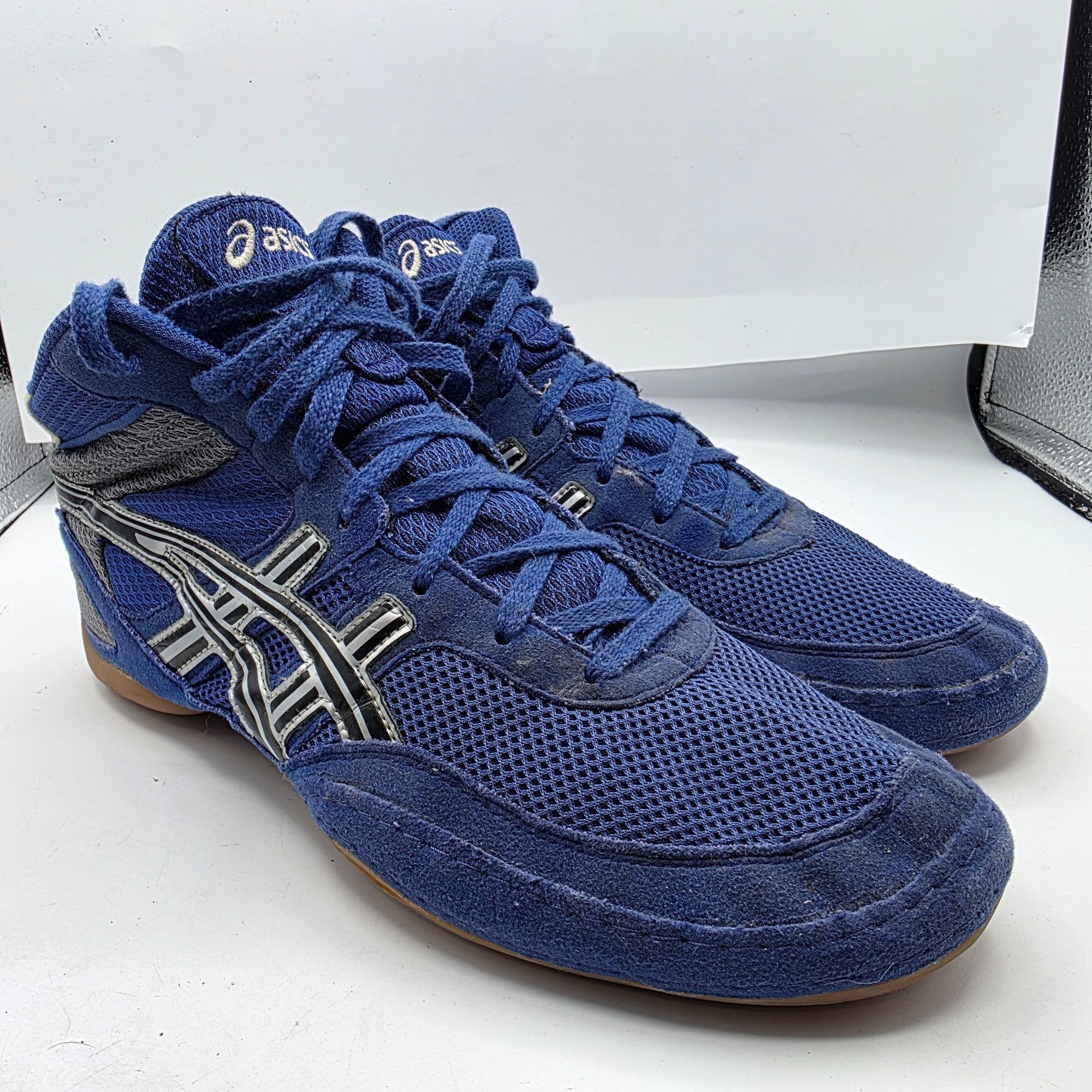 Asics Asics Matflex Mens Wrestling Shoes Size 11.5 Blue Breathable Size US 11.5 / EU 44-45 - 1 Thumbnail