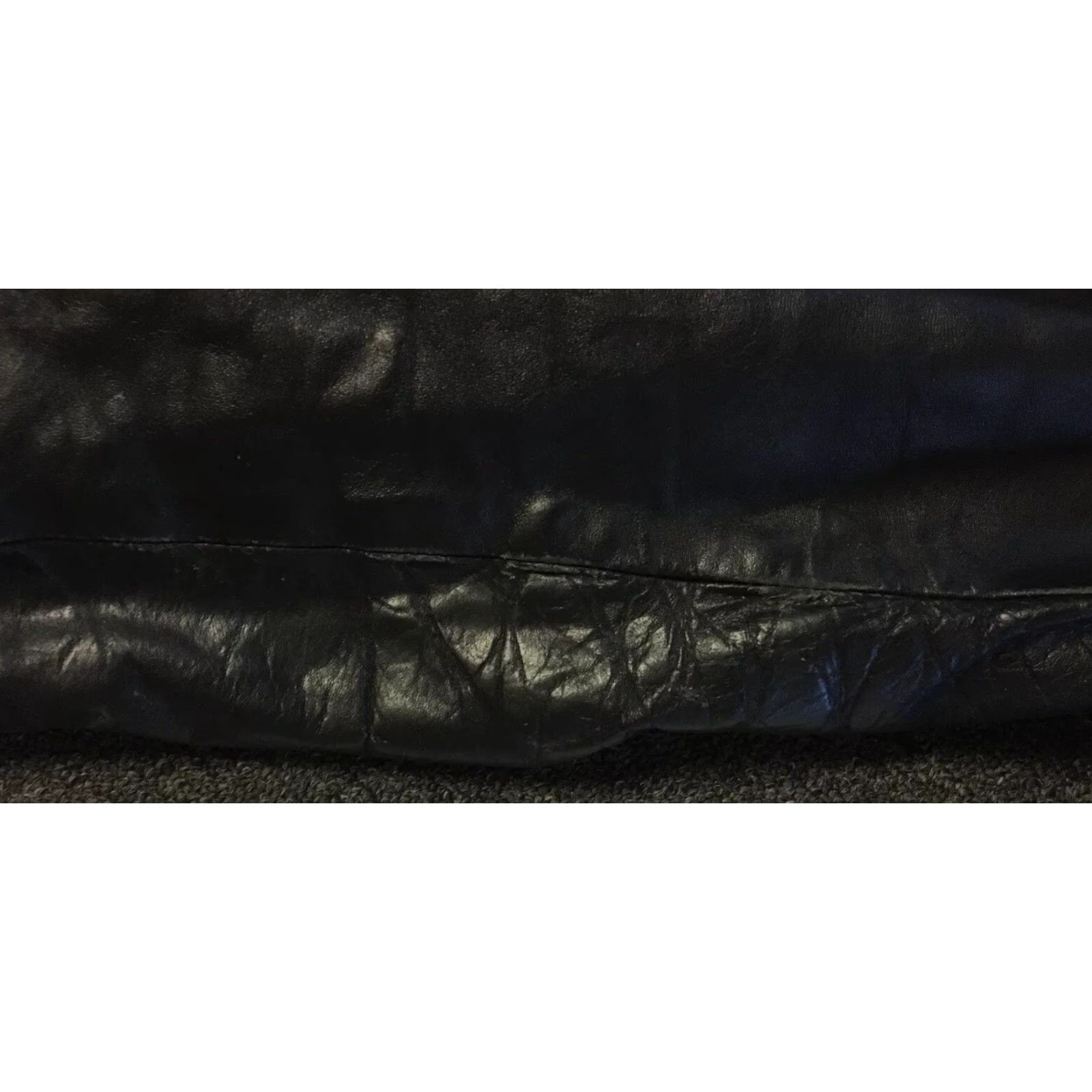 Vintage VINTAGE Cafe Racer Leather Motorcycle Jacket 48 Mens Black Scovill Zipper 60s 70s Bomber Grunge Punk USA USA Size US M / EU 48-50 / 2 - 5 Thumbnail