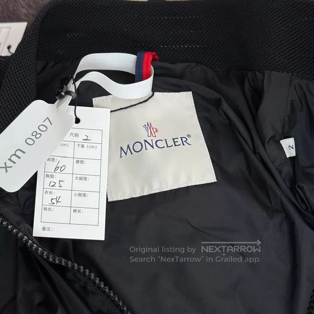Moncler Moncler Black Logo Zip Jacket Size 2. Size US M / EU 48-50 / 2 - 3 Thumbnail