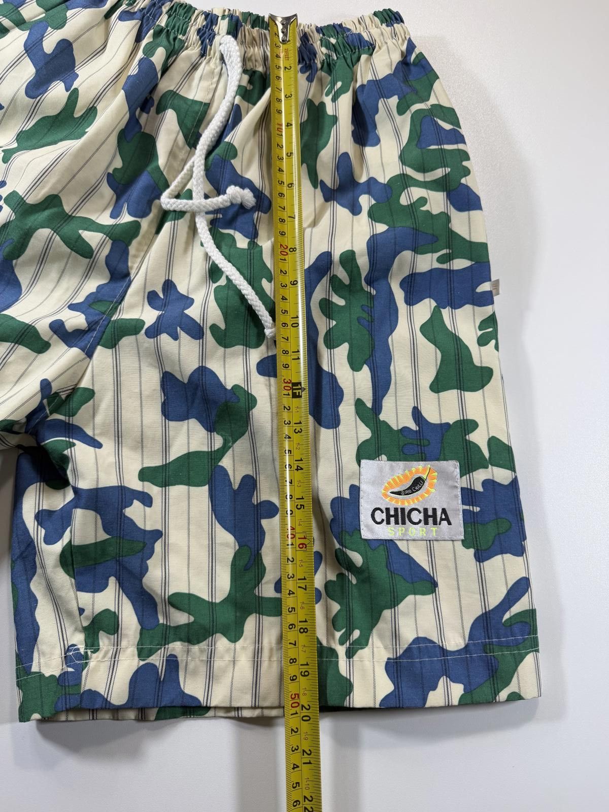 Universal Overall Chicago CHICHA Sport Camouflage Print Shorts with Drawstring Waist M Size 32" / US 10 / IT 46 - 4 Thumbnail