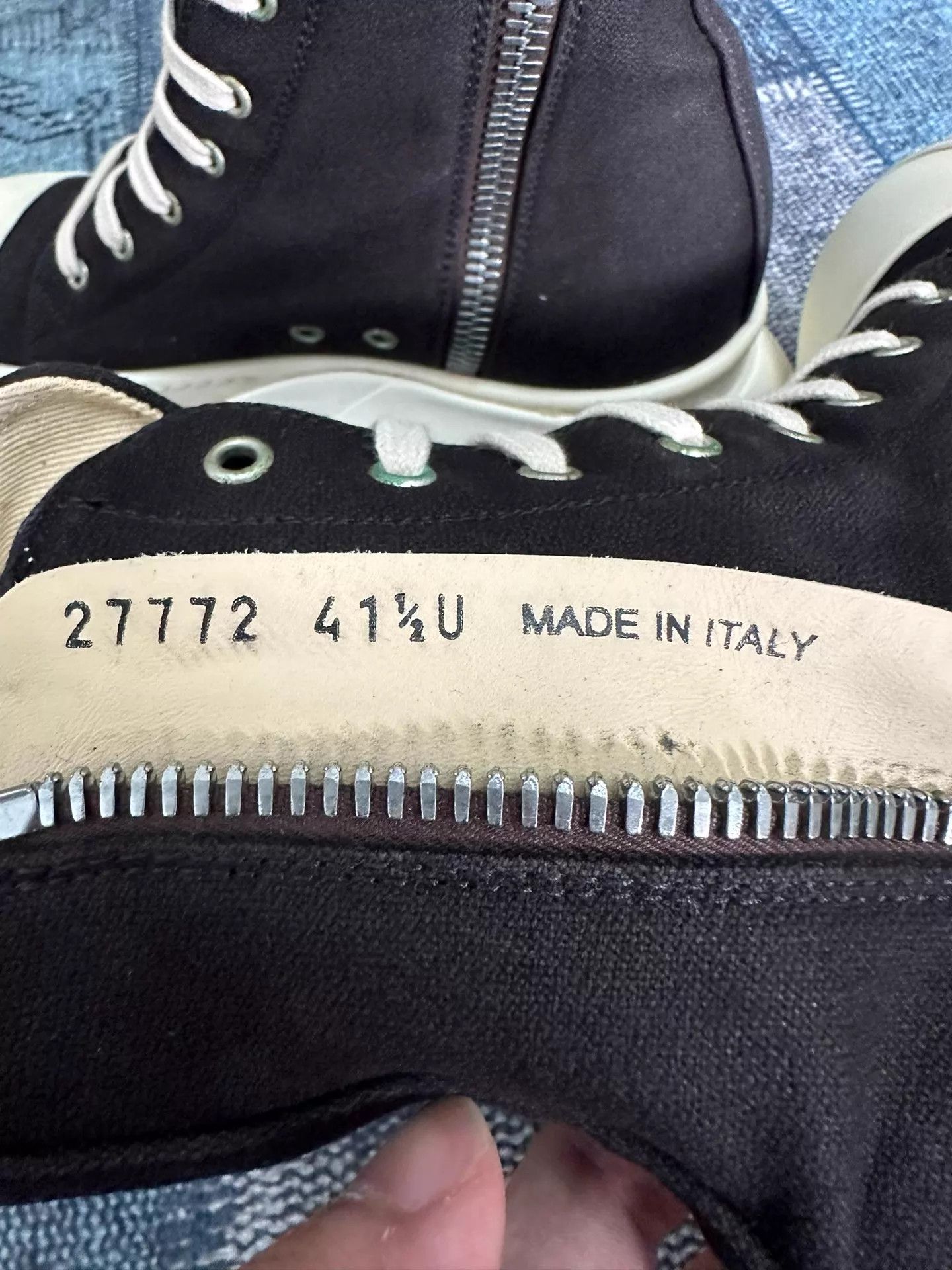 Rick Owens Rick Owens Tank Sole Converse 41.5 (42 fit) Size US 8.5 / EU 41-42 - 6 Thumbnail