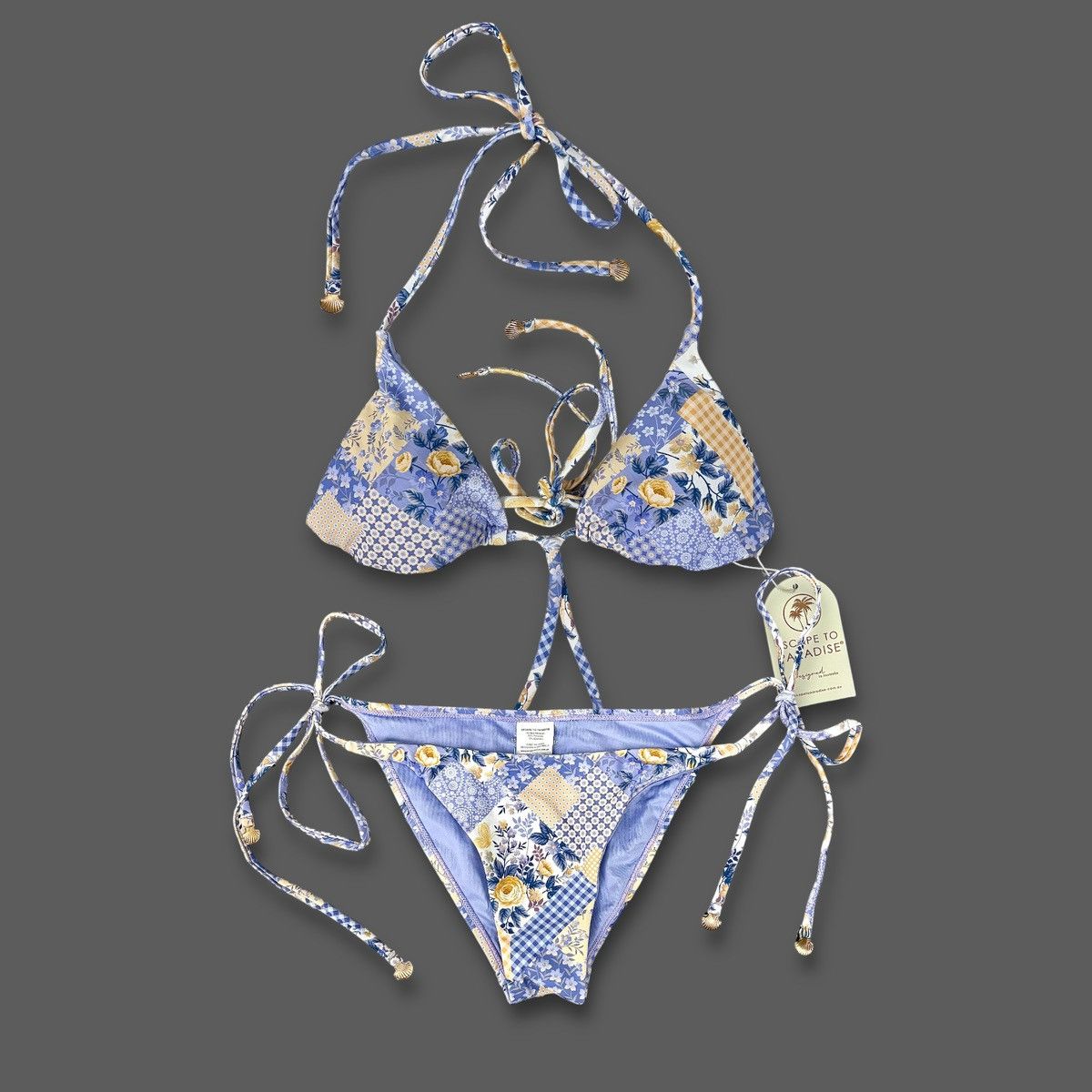 Other Escape to Paradise Women’s Lovely Lavender Bikini Set Sz S Size ONE SIZE - 10 Thumbnail