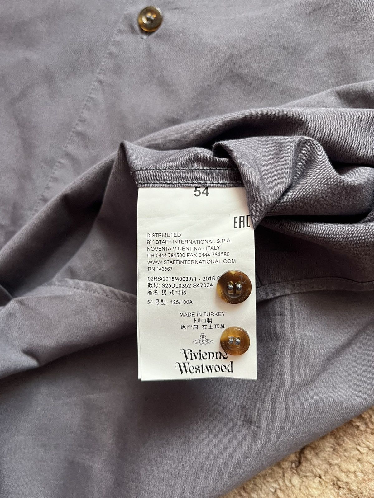Vintage Vivienne Westwood Luxury Button Ups Shirt