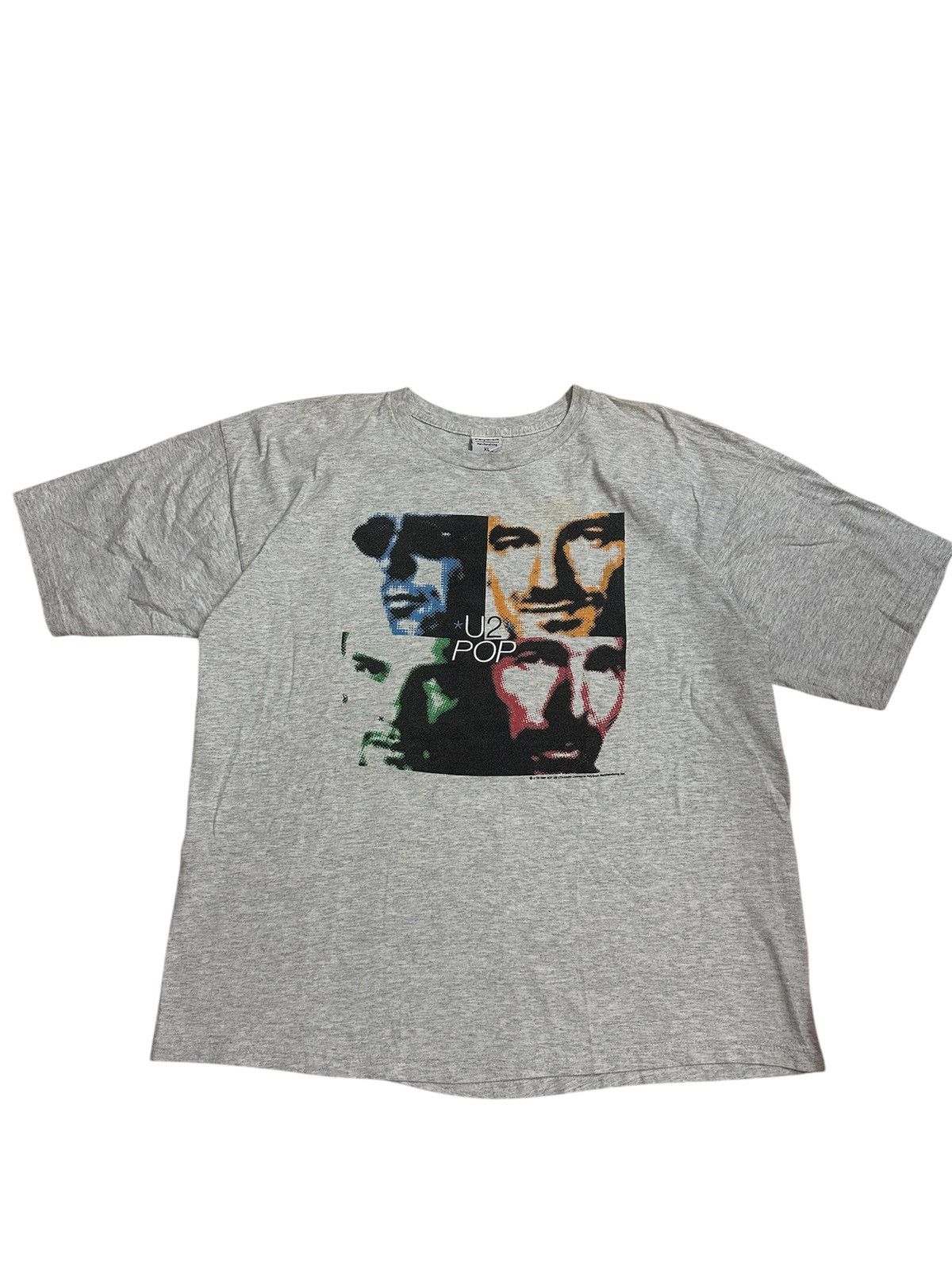 Rick Owens Crazy 1997s U2 Pop Mart Tour Band Short Sleeve T Shirt RHCP Size US XL / EU 56 / 4 - 1 Thumbnail