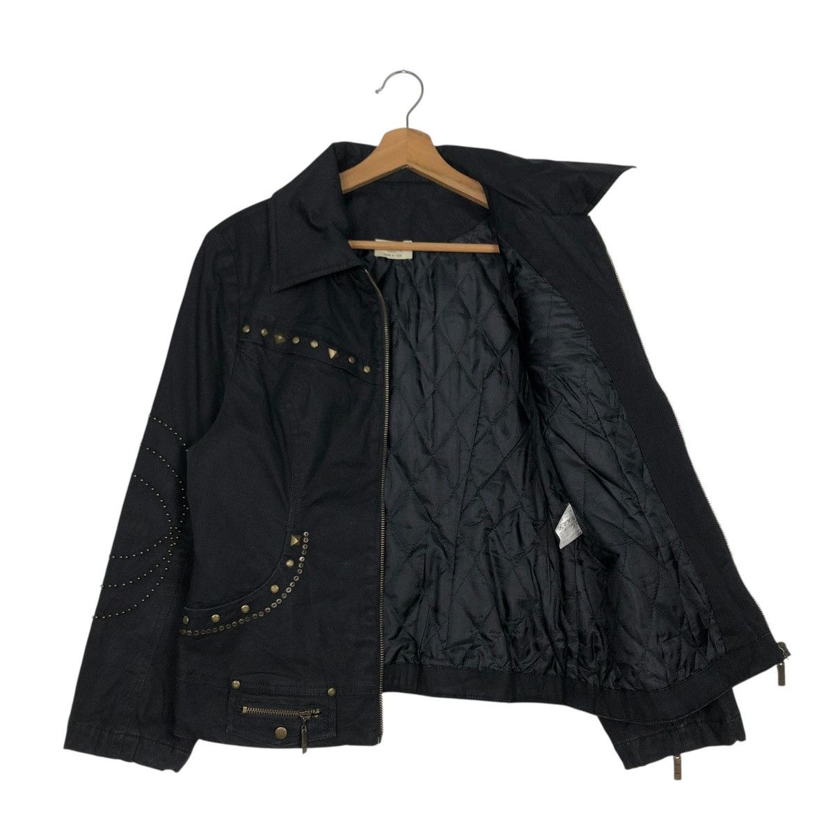 Vintage 🔥BONDAGE BIKER JACKET PUNK STYLE CHEEKY ITALY ISSEY MIYAKE Size US M / EU 48-50 / 2 - 13 Thumbnail