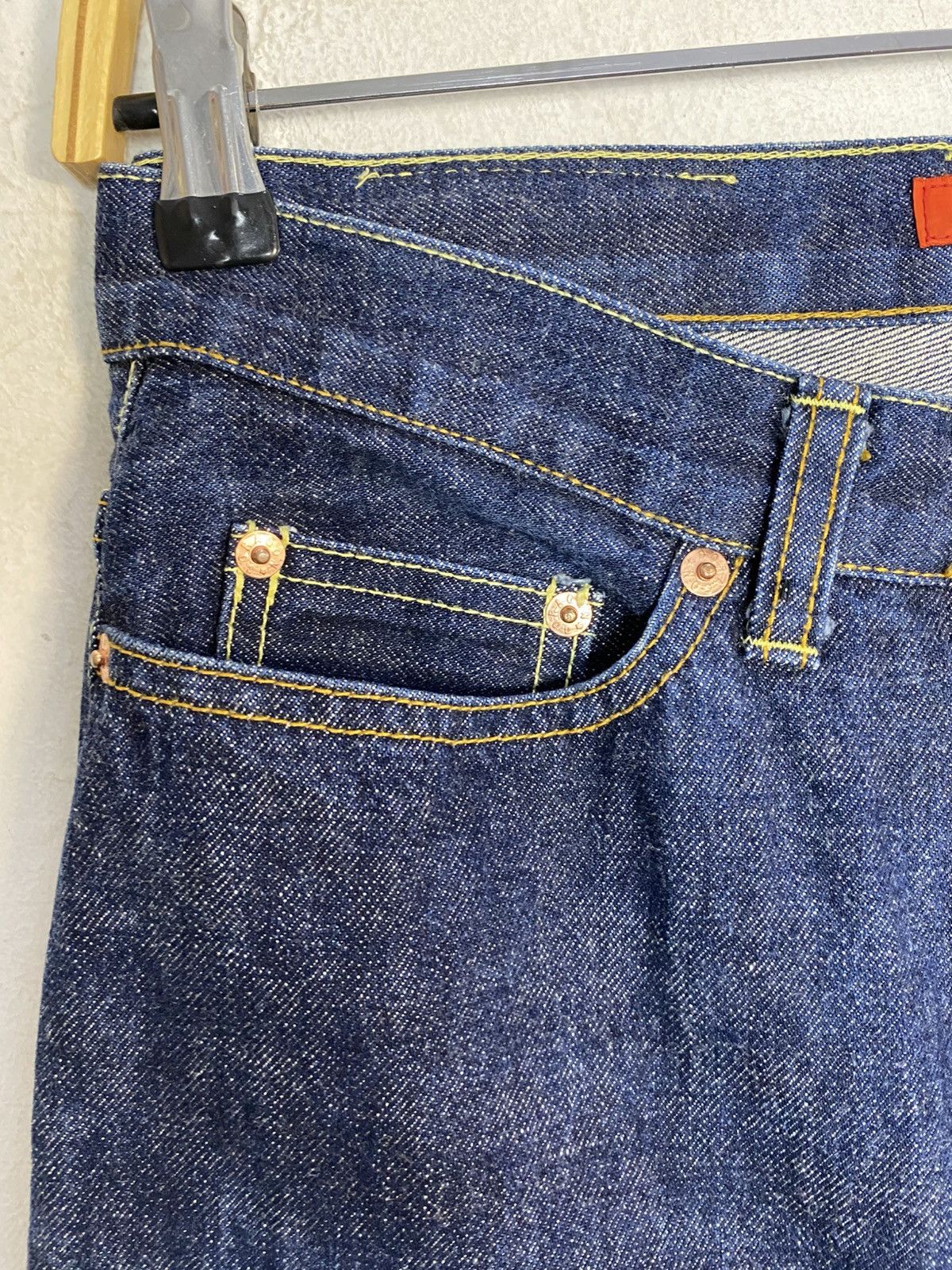 Other Miracle Woman Japan Selvedge Indigo Denim Jeans Straight Cut Size US 28 / EU 44 - 5 Thumbnail