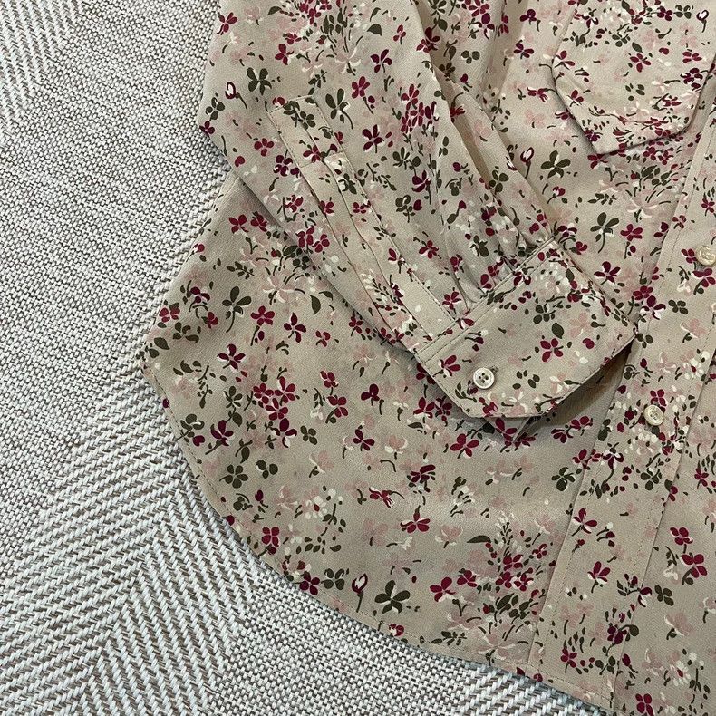 Yves Saint Laurent Saint Laurent Floral Silk Shirt-2508 Size US M / EU 48-50 / 2 - 3 Thumbnail