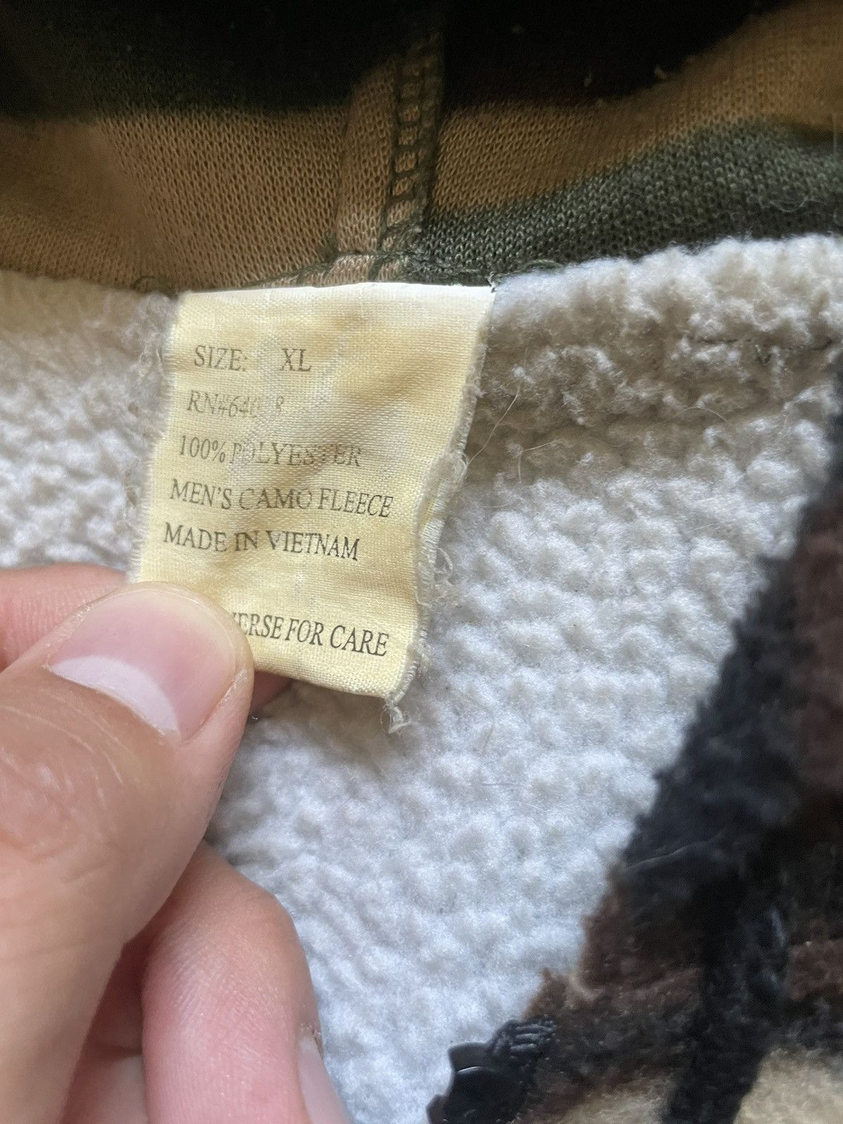 Vintage Vintage camo zip up Size US XL / EU 56 / 4 - 4 Thumbnail
