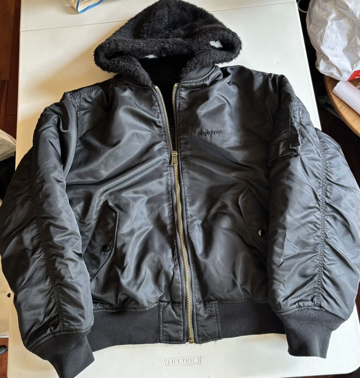 Supreme Faux Fur Reversible | Grailed