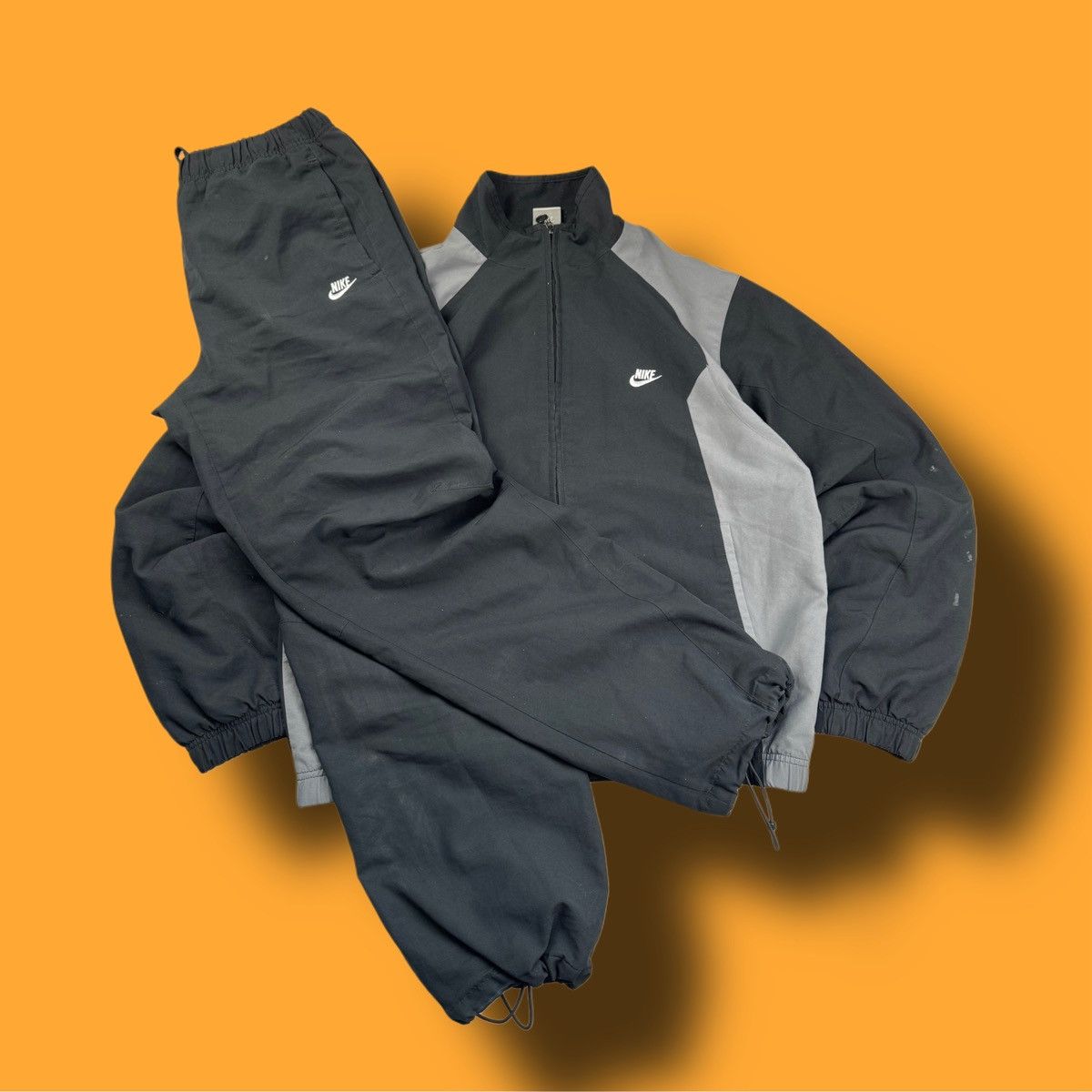Nike × Vintage NIKE VINTAGE OVERSIZE DRIL TRACK SUIT Y2k Size US M / EU 48-50 / 2 - 1 Thumbnail