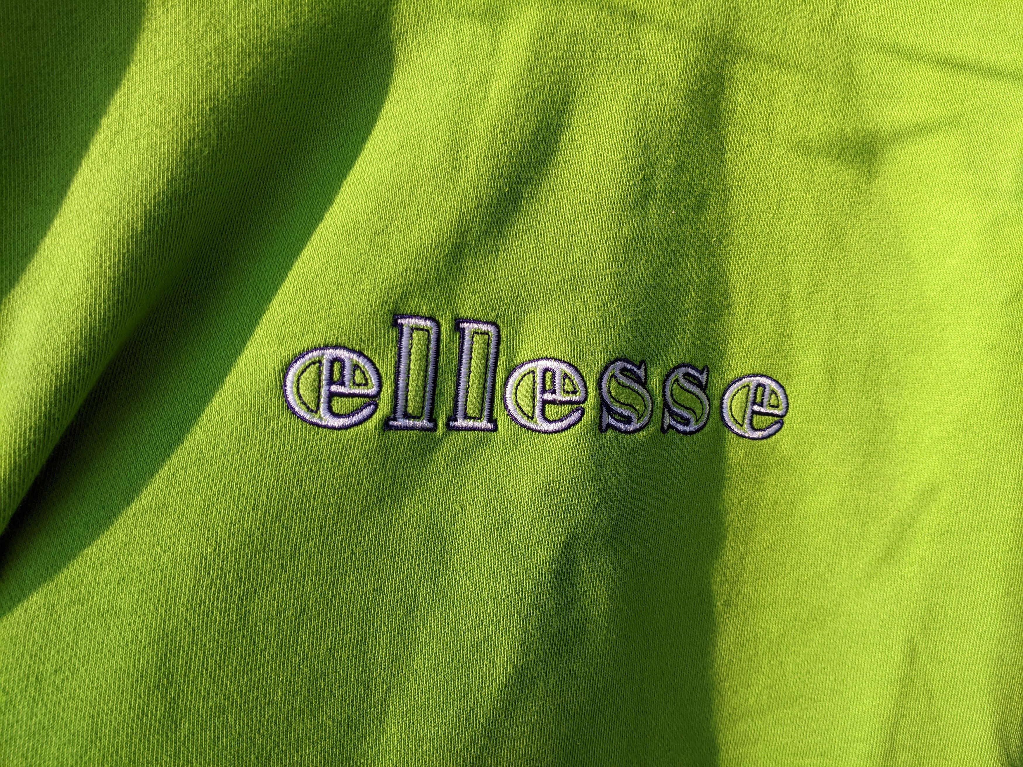 Ellesse RARE Ellesse Sweatshirt Big Logo Vintage 90s Oversize Green Size US S / EU 44-46 / 1 - 11 Thumbnail