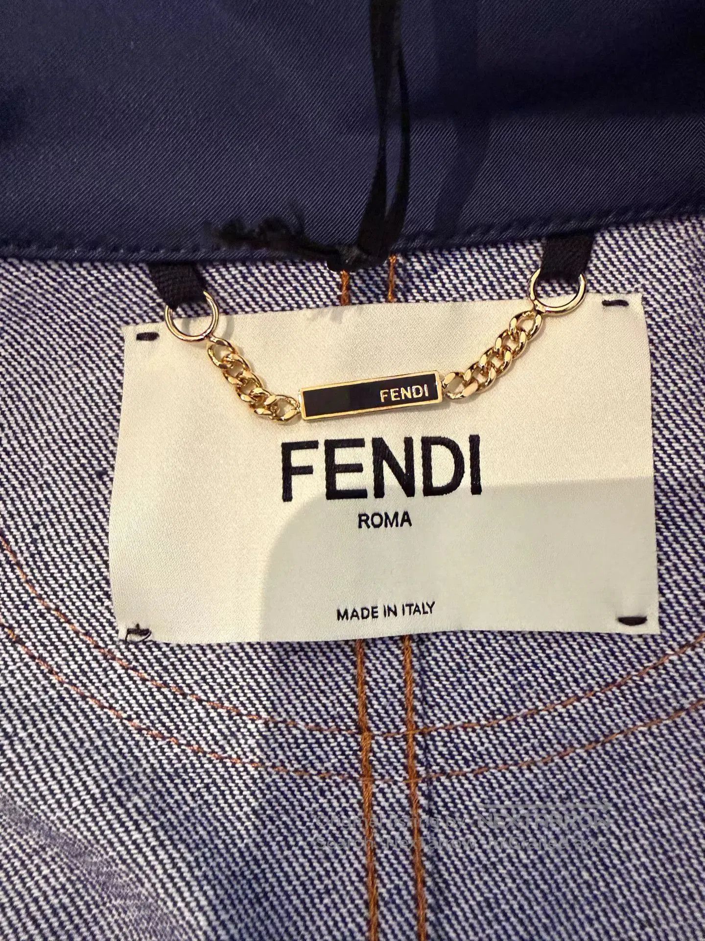 Fendi fendi blue denim jacket with tag. Size US S / EU 44-46 / 1 - 3 Thumbnail