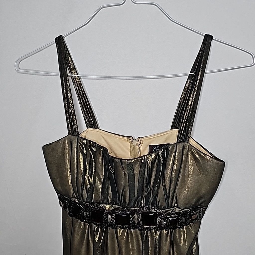 The Unbranded Brand Camille La Vie sheer party embellished jeweled gown dress 4 Size S / US 4 / IT 40 - 7 Thumbnail