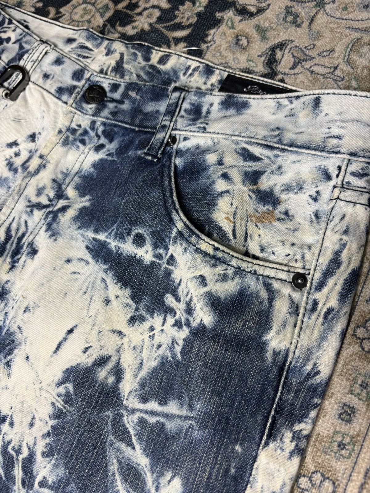 semanticdesign SS09 Roen x Semantic design bleach acid wash denim rare Size US 36 / EU 52 - 3 Thumbnail
