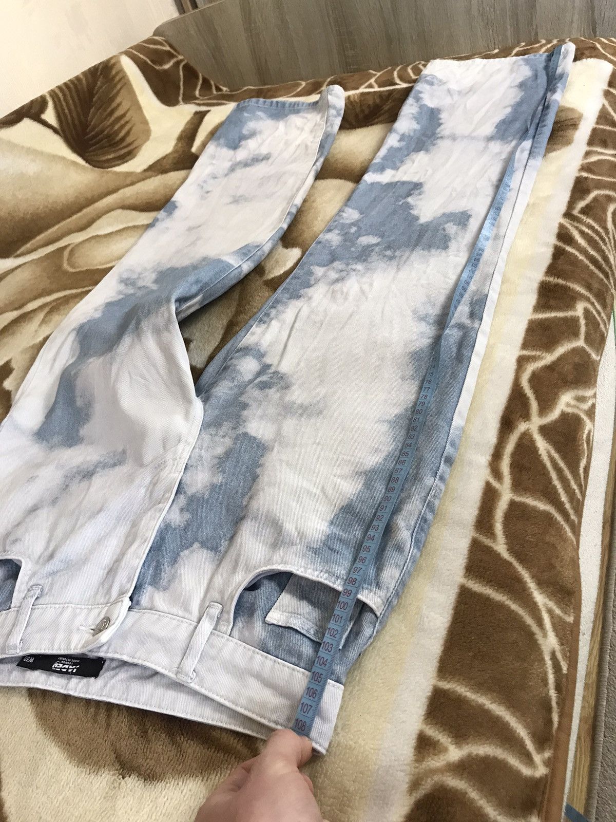 Jaded London 🔥 Jaded London Cloud Wash High-Waisted Jeans Denim Y2K Pants Size 30" / US 8 / IT 44 - 10 Thumbnail