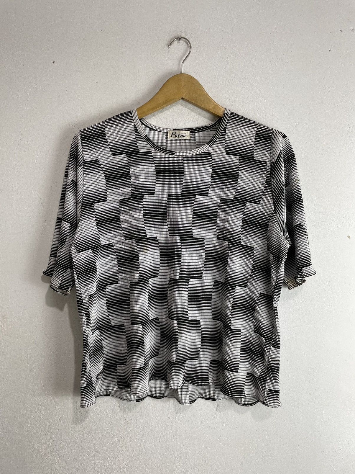 Issey Miyake Pavone Japanese Pleates Boxy tee 'issey style' Size US M / EU 48-50 / 2 - 1 Thumbnail