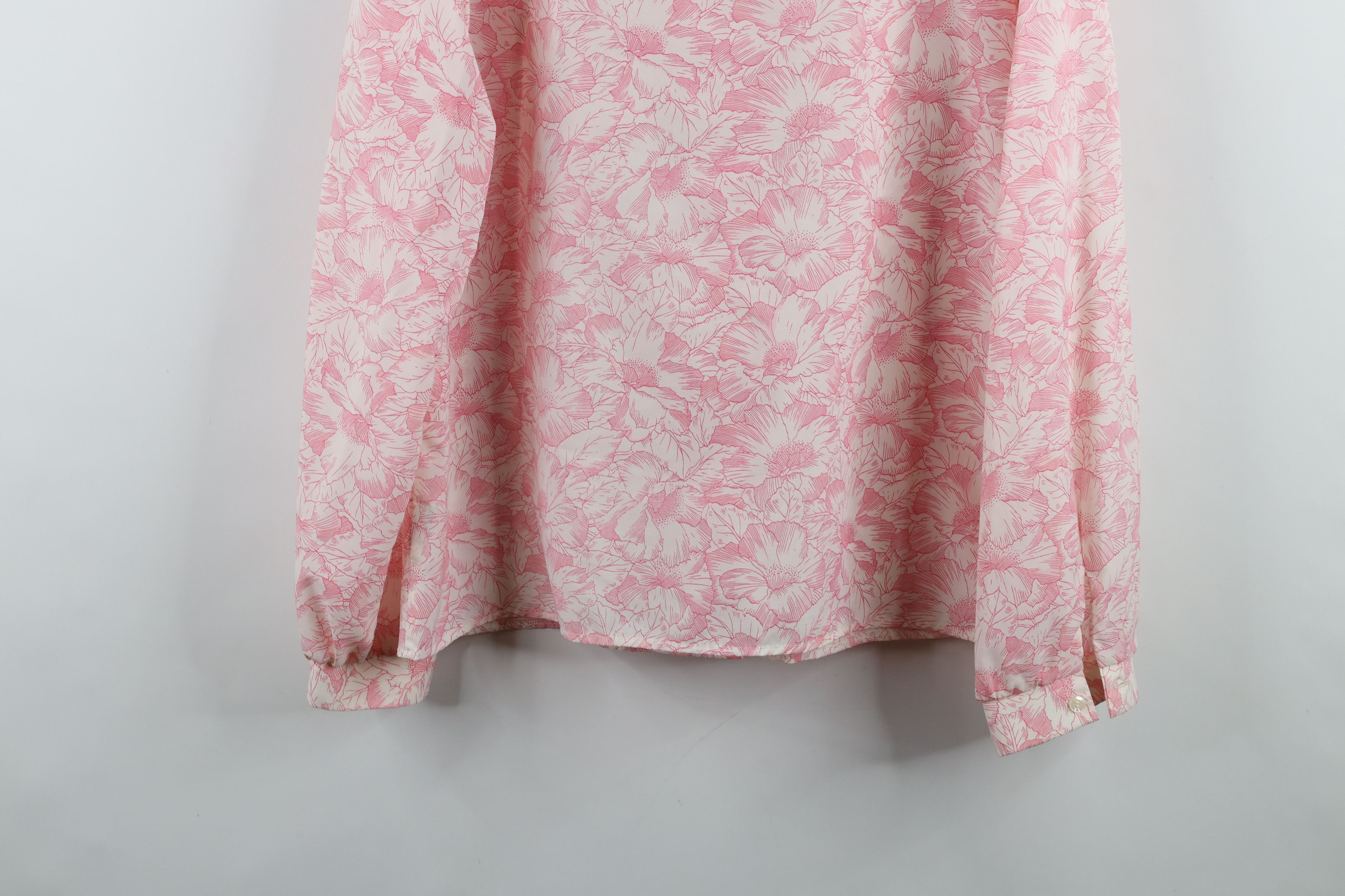 Vintage Vintage 70s Streetwear Collared Button Shirt Pink USA Size XXL / US 16-18 / IT 52-54 - 13 Thumbnail
