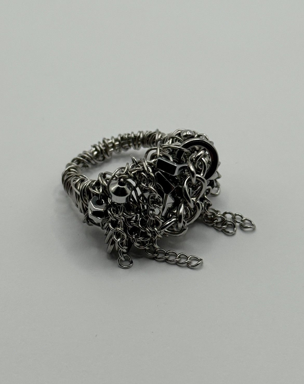 Seditionaries Handmade Raw Stainless Steel Ring Size ONE SIZE - 2 Thumbnail