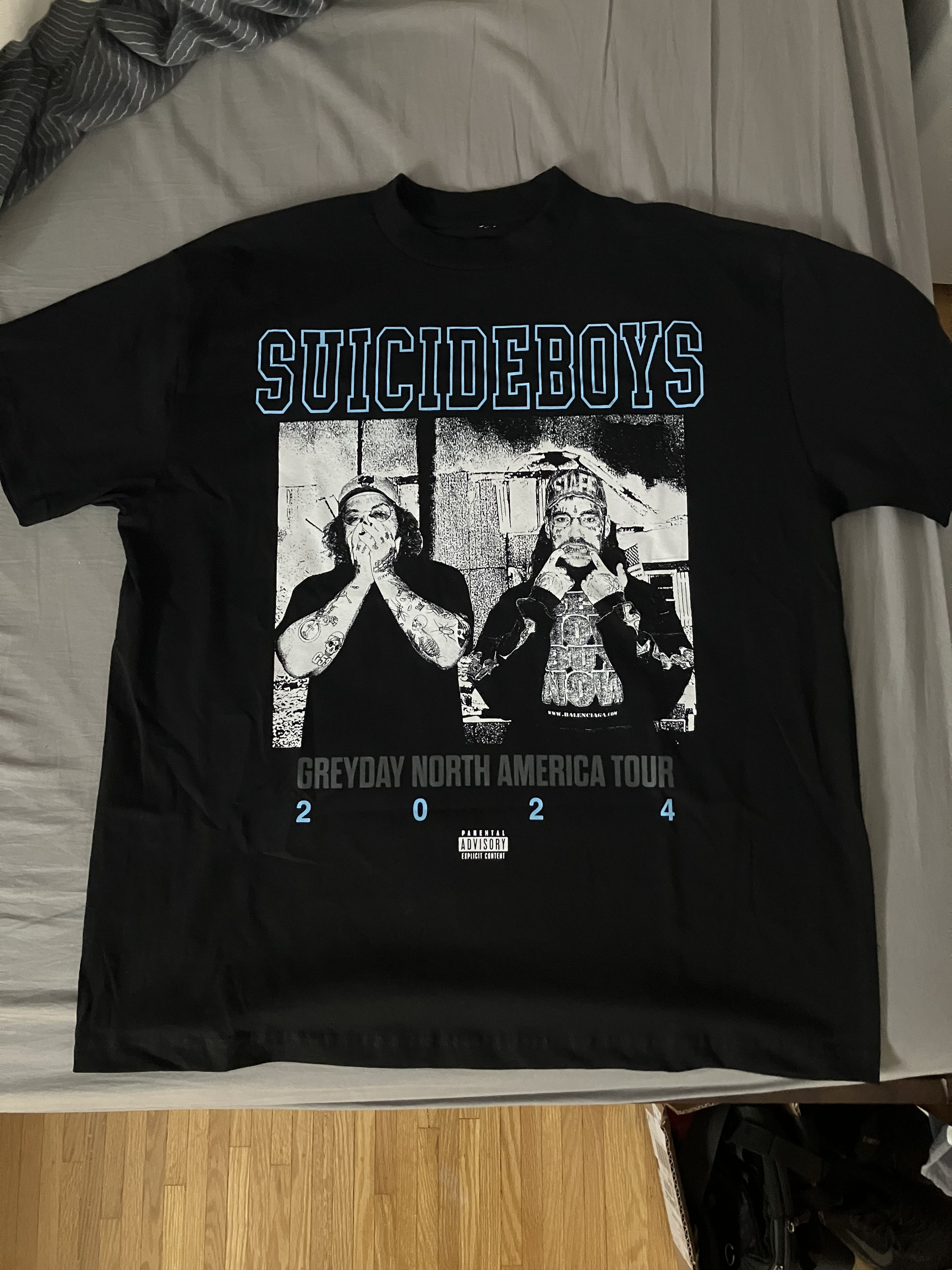 G59 Records $uicideboys - G59 Greyday 2024 Official Tee Size US XL / EU 56 / 4 - 1 Thumbnail