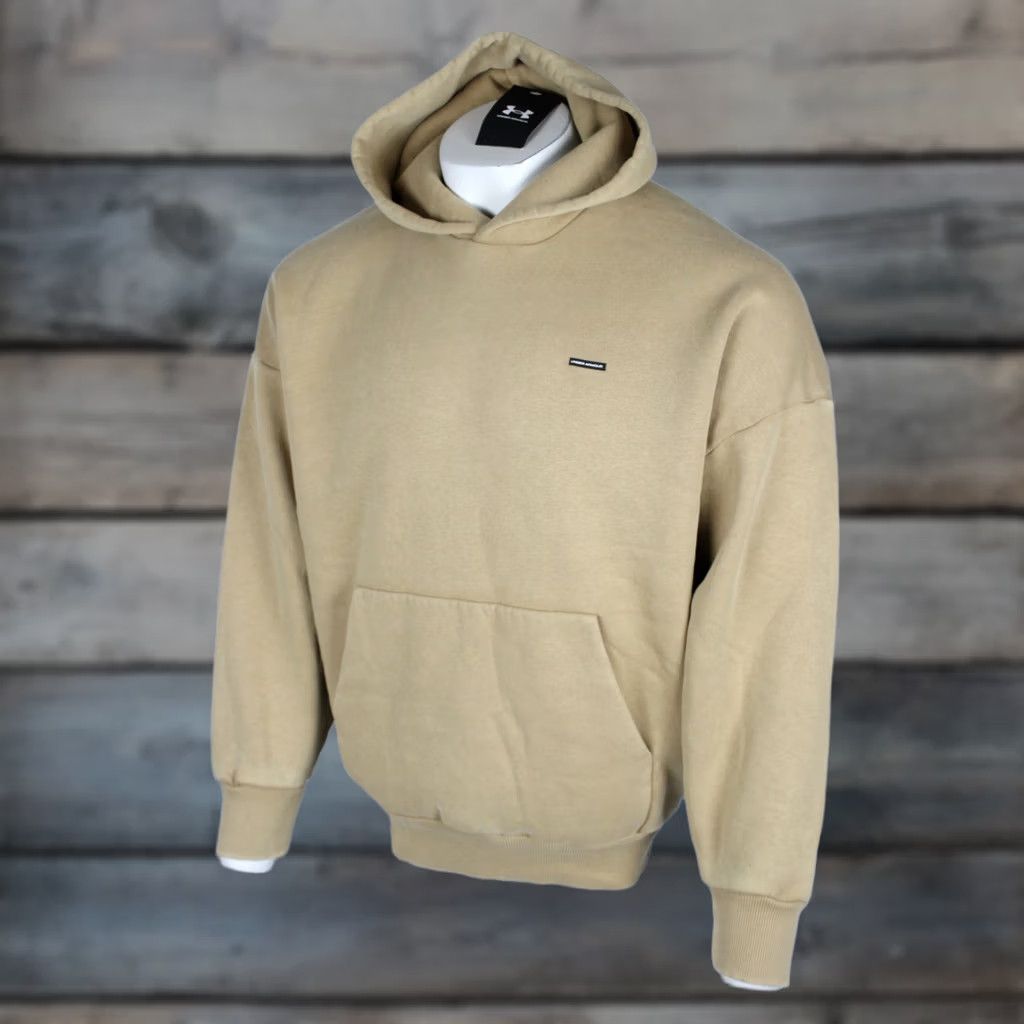 Under Armour Under Armour Men's UA Icon Heavyweight Fleece Wash Oversized Hoodie Small Camel Size US S / EU 44-46 / 1 - 1 Thumbnail
