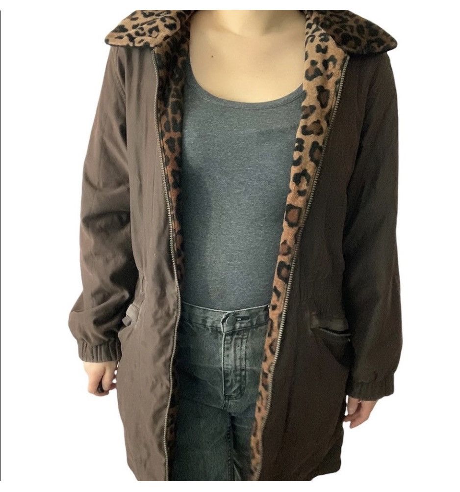 Vintage Vintage 80s Women’s Brown Reversible Winter Overcoat Size M / US 6-8 / IT 42-44 - 10 Thumbnail