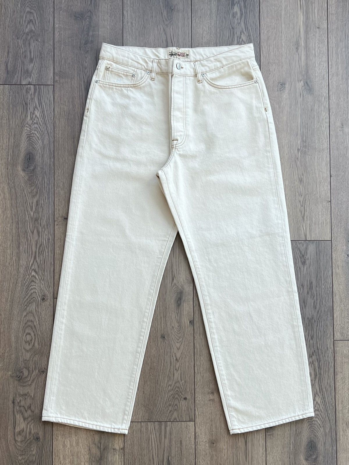 Stussy Stussy Classic Denim Jean “Natural” 34 Size US 34 / EU 50 - 1 Thumbnail