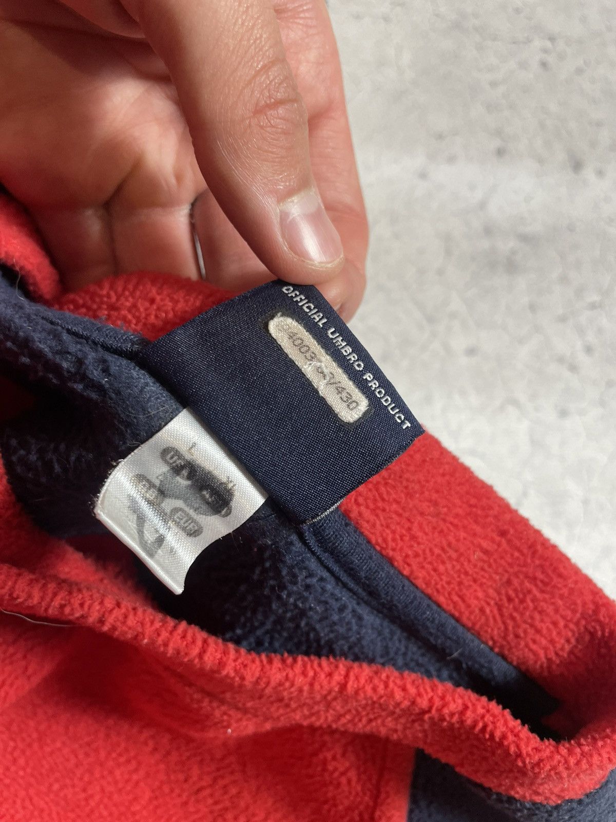 Umbro × Vintage Vintage Fleece Sweatshirt Umbro Big Logo Y2K Retro Size US L / EU 52-54 / 3 - 6 Thumbnail