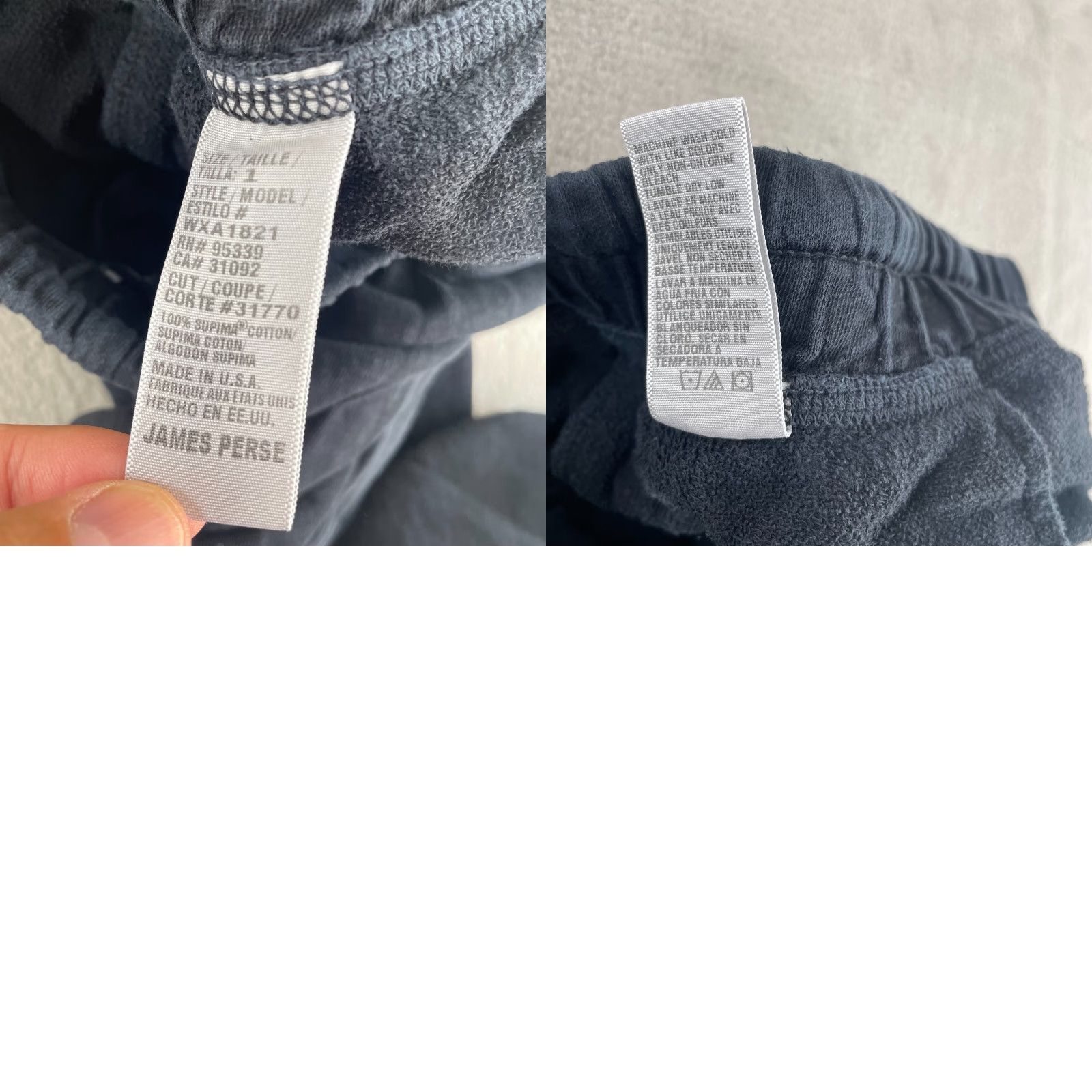 James Perse James Perse Sweatpants Women S Black Solid Pull-On Drawstring 100% Cotton Joggers Sweatpants Women S Black Solid Vintage? No. Size 28" / US 6 / IT 42 - 9 Thumbnail