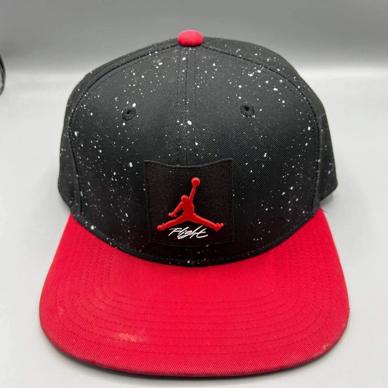 Jordan Brand Air Jordan Flight Hat Men Speckled Print Snap Back Cap Size ONE SIZE - 1 Thumbnail