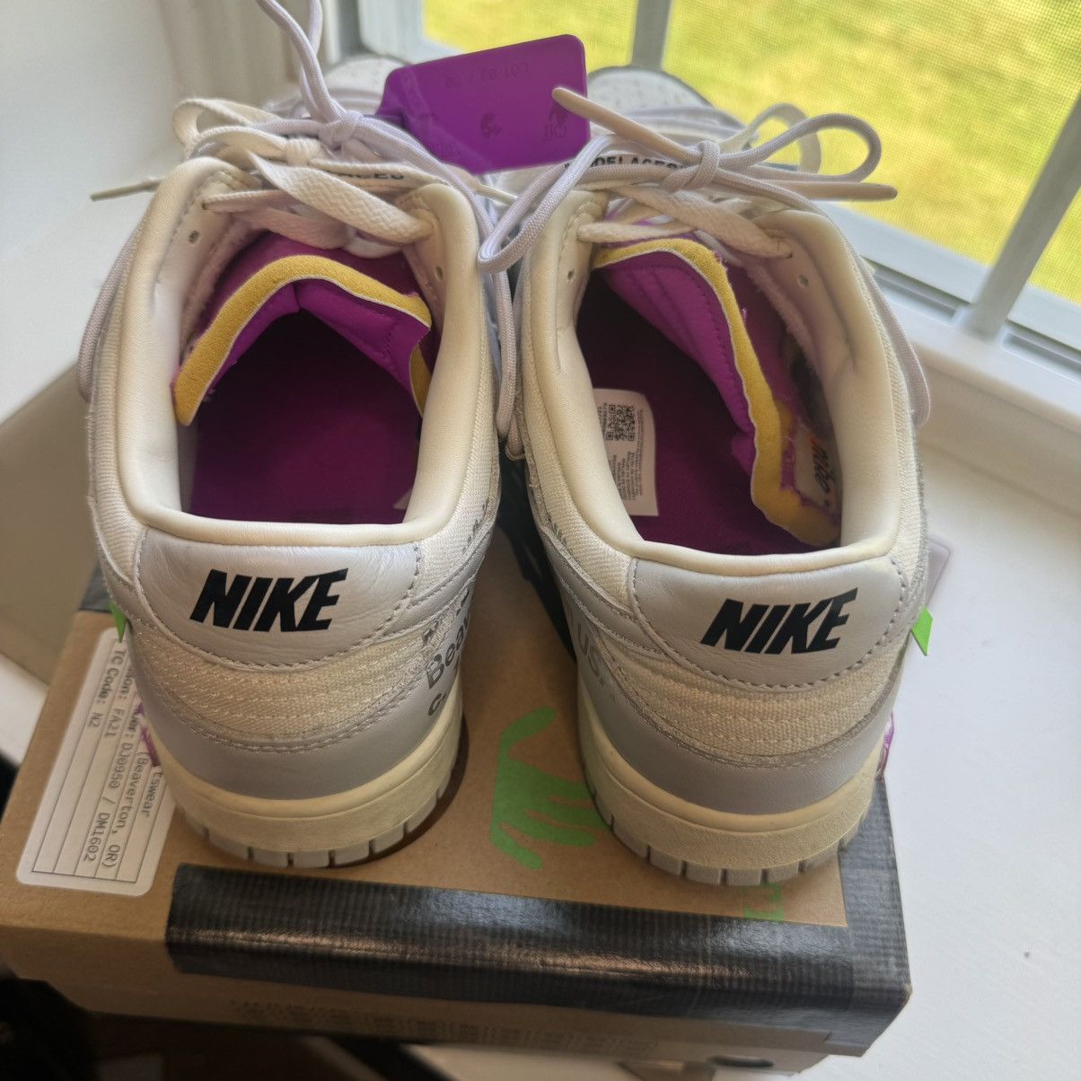 Off-White Nike Dunk Low Off-White Lot 3 Size US 11 / EU 44 - 5 Thumbnail