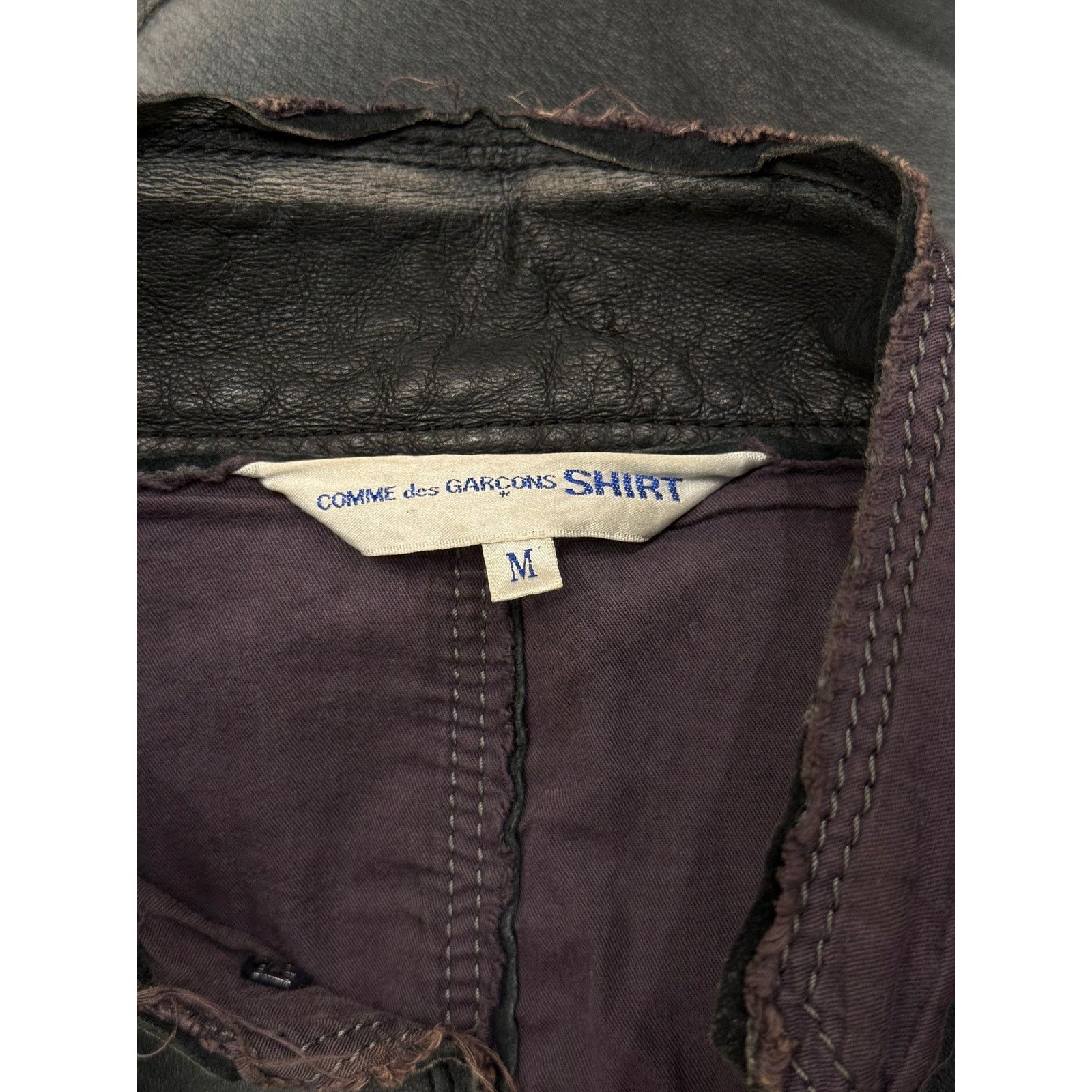 Comme des Garcons 2010s Comme des Garçons pigskin faded leather jacket Size US M / EU 48-50 / 2 - 8 Thumbnail