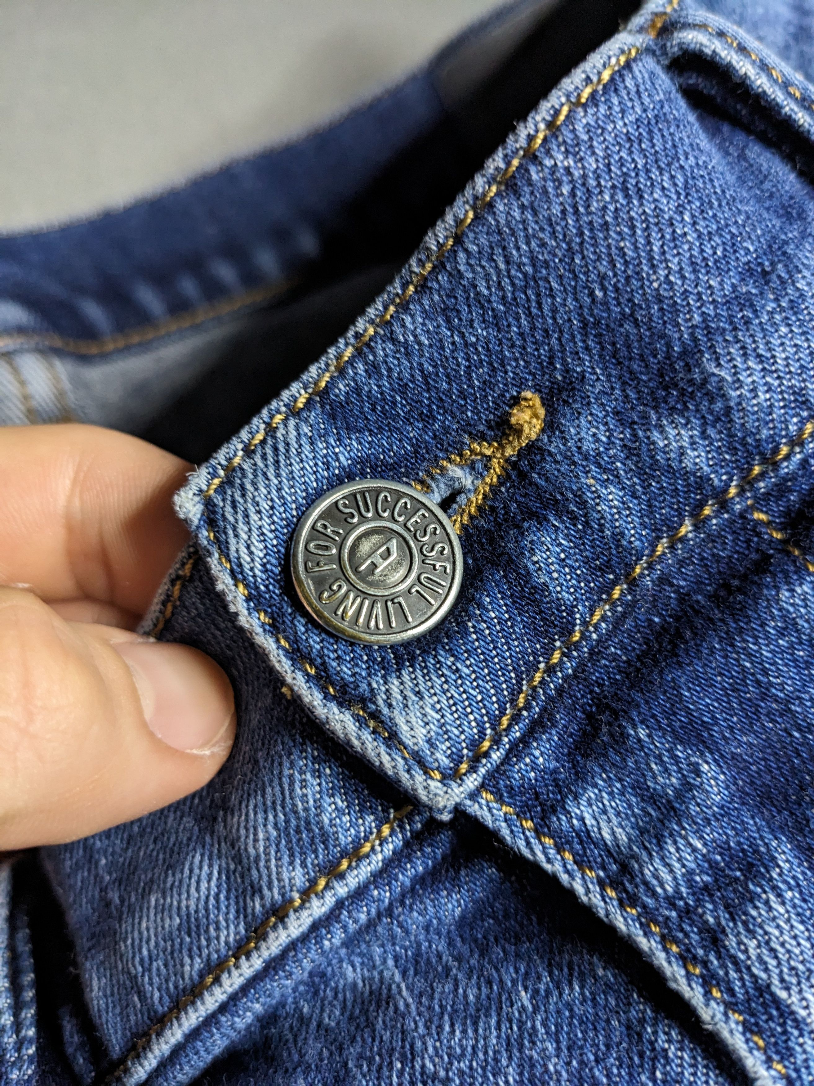 Diesel Diesel D-STRUKT Jeans 36x30 Slim Blue Denim Distressed Italy Size US 36 / EU 52 - 6 Thumbnail