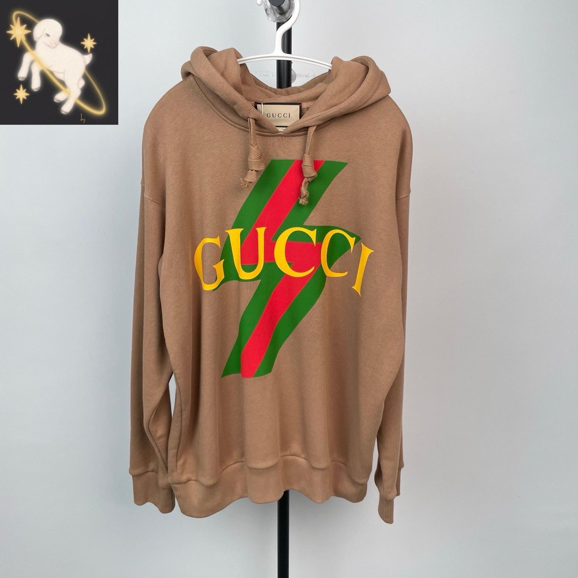 Gucci Gucci Printed Red Hoodie XS Women Size XS / US 0-2 / IT 36-38 - 1 Thumbnail