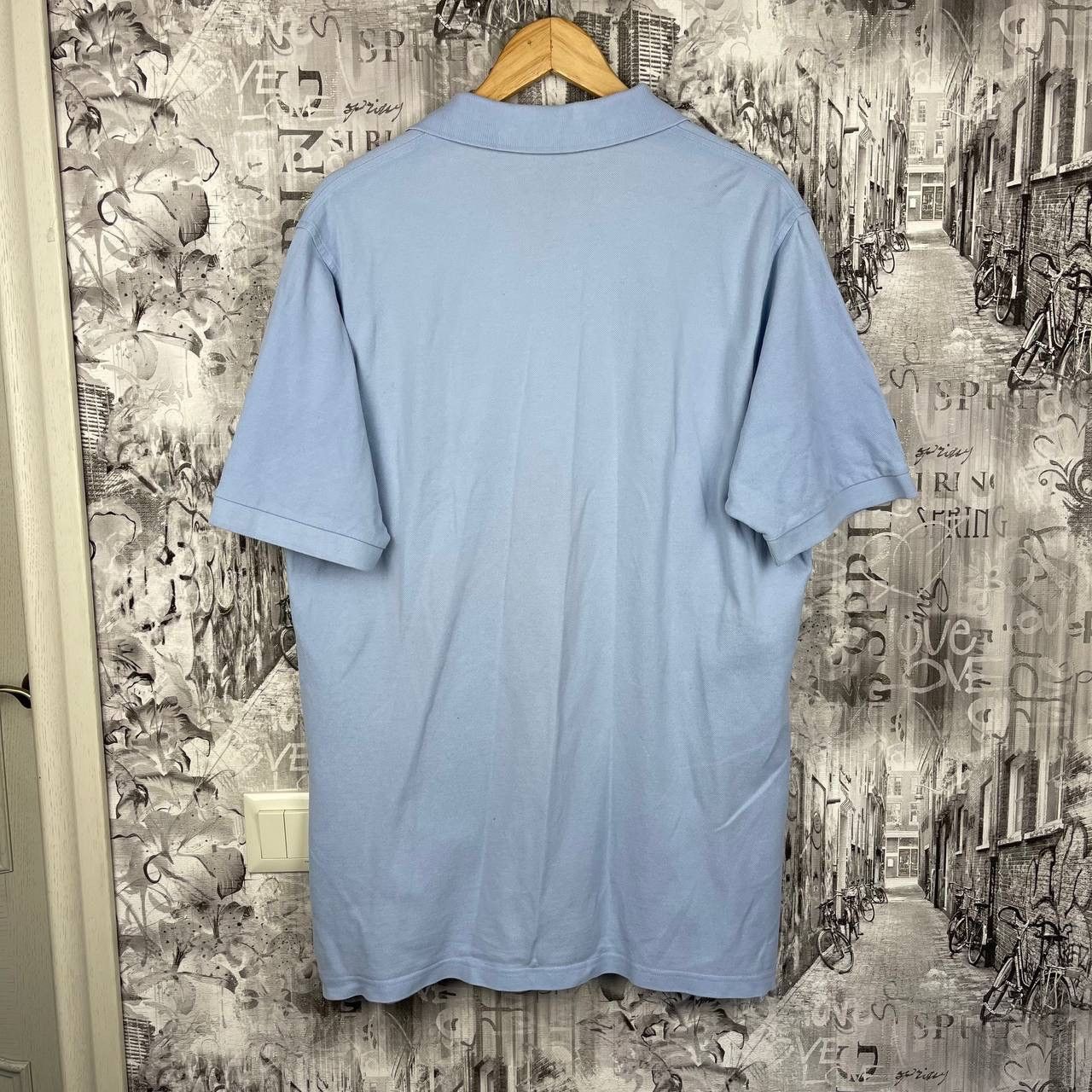 Burberry Burberry London Light Blue Polo Shirt Nova Check Collar L Size US L / EU 52-54 / 3 - 8 Thumbnail