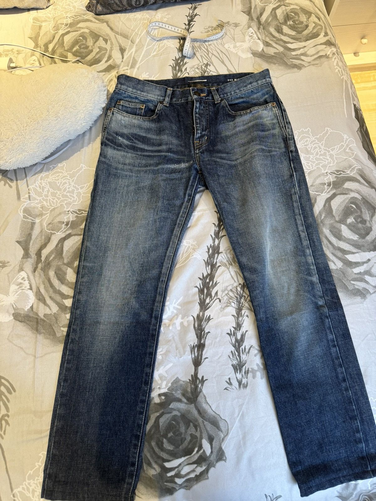 Saint Laurent Paris Saint laurent jeans denim Size US 31 - 1 Thumbnail