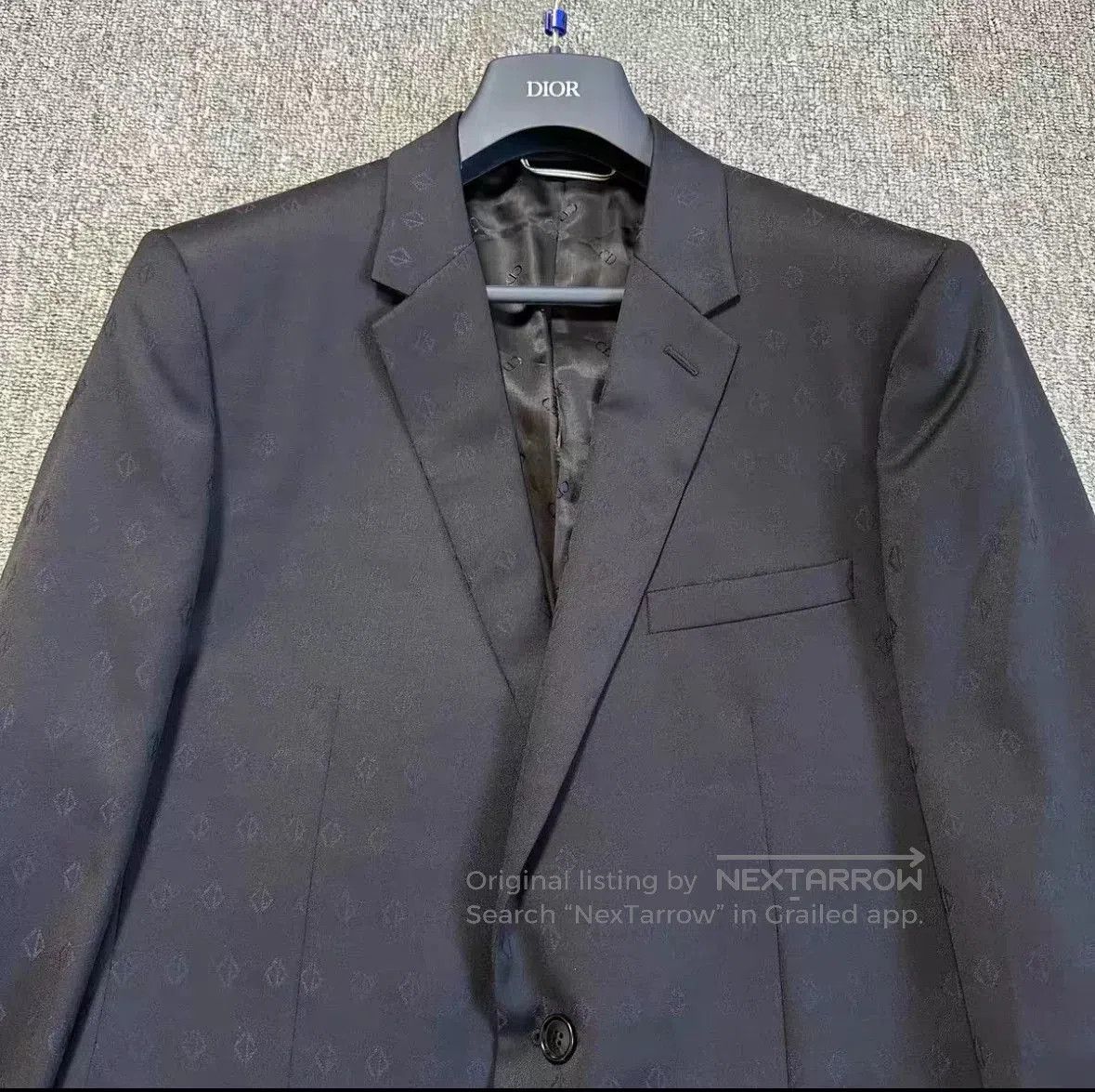 Dior Dior Wool Suit with All. Size US L / EU 52-54 / 3 - 3 Thumbnail