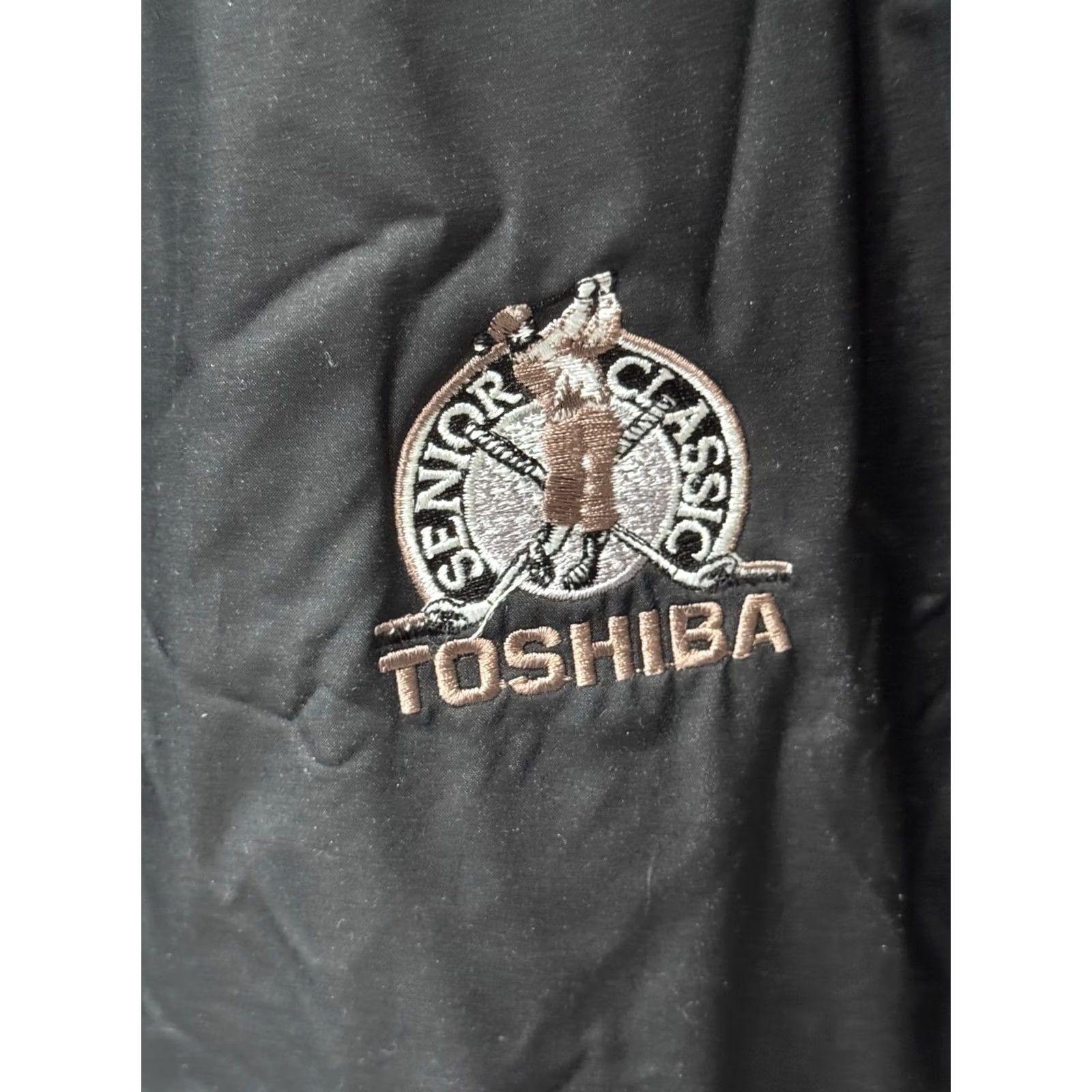 Footjoy Footjoy Toshiba Senior Classic Golf Zip Wind Jacket XL Mens Wind Jacket Multicolor 90s? Size US XL / EU 56 / 4 - 4 Thumbnail